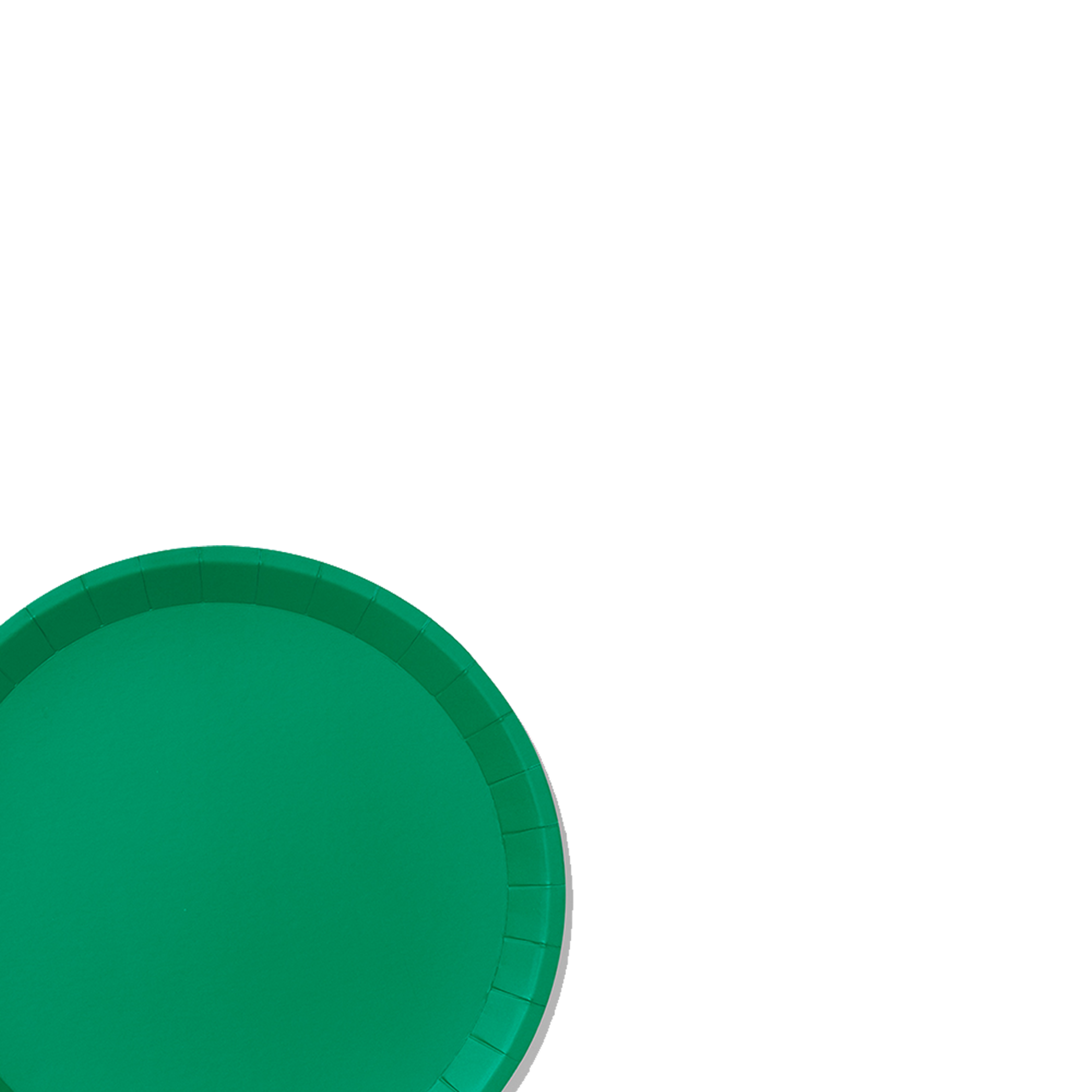 Green Classic Large Plates (10 per pack)