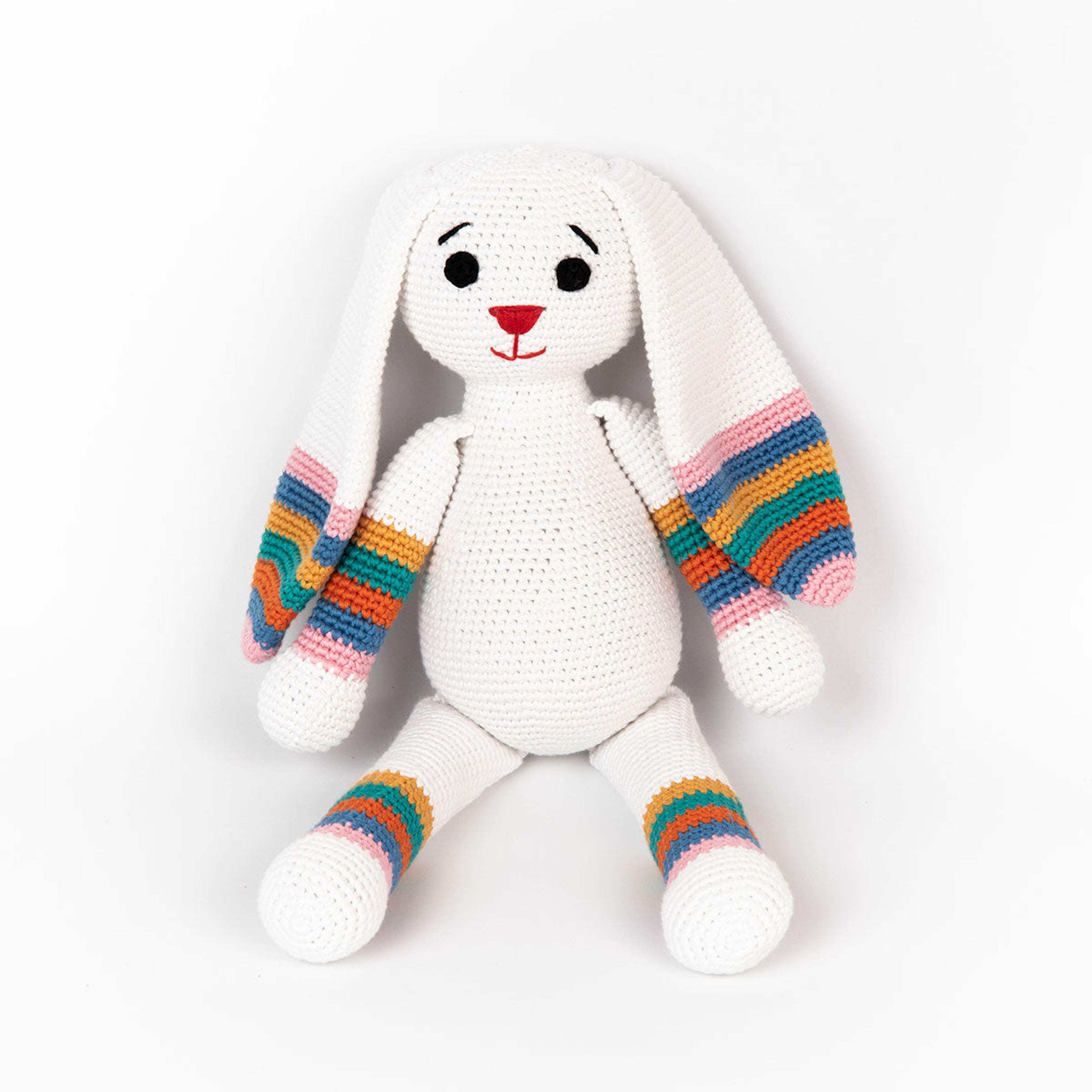 Betsy the Bunny Hand Knitted Organic Stuffed Animal