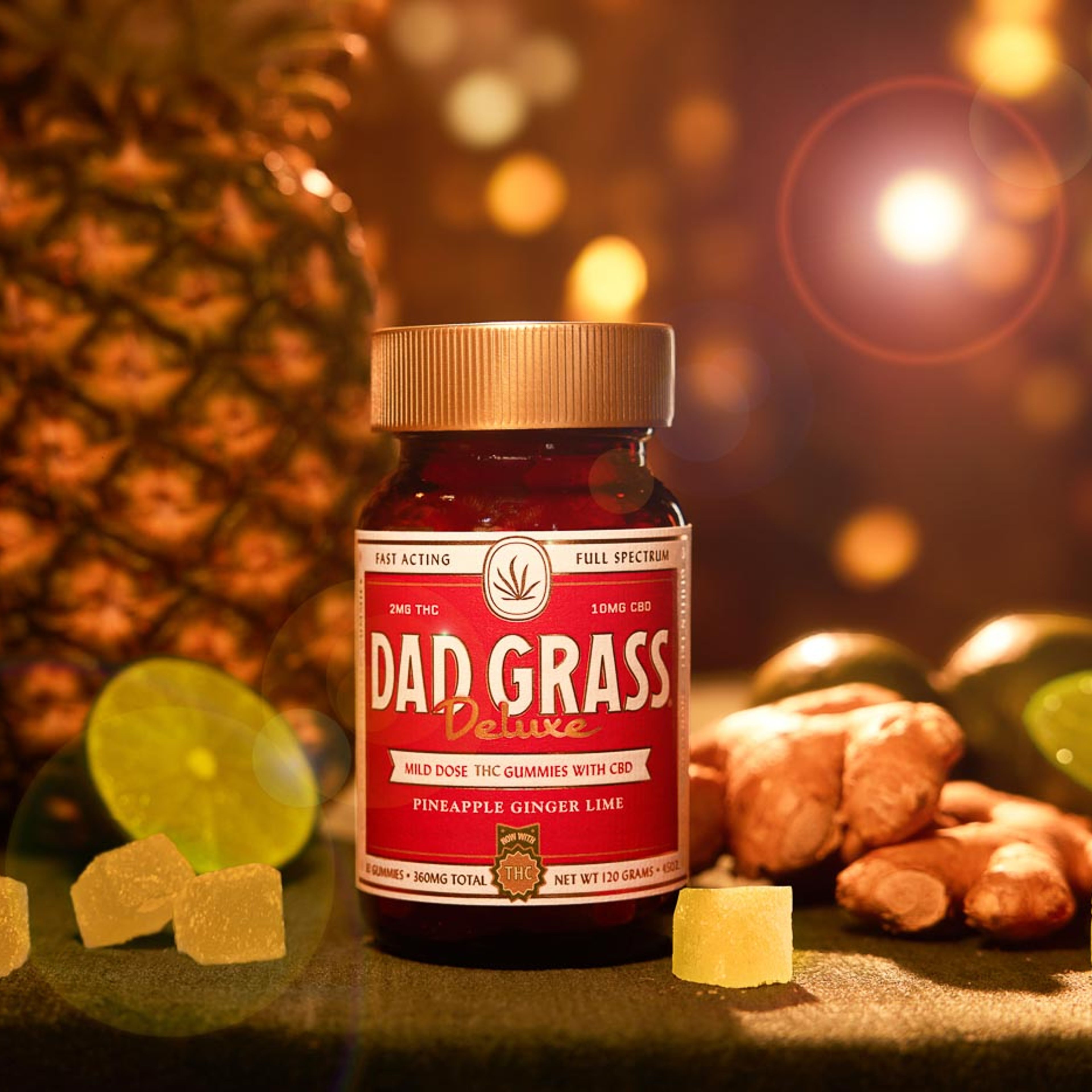 Dad Grass Deluxe THC + CBD Gummies