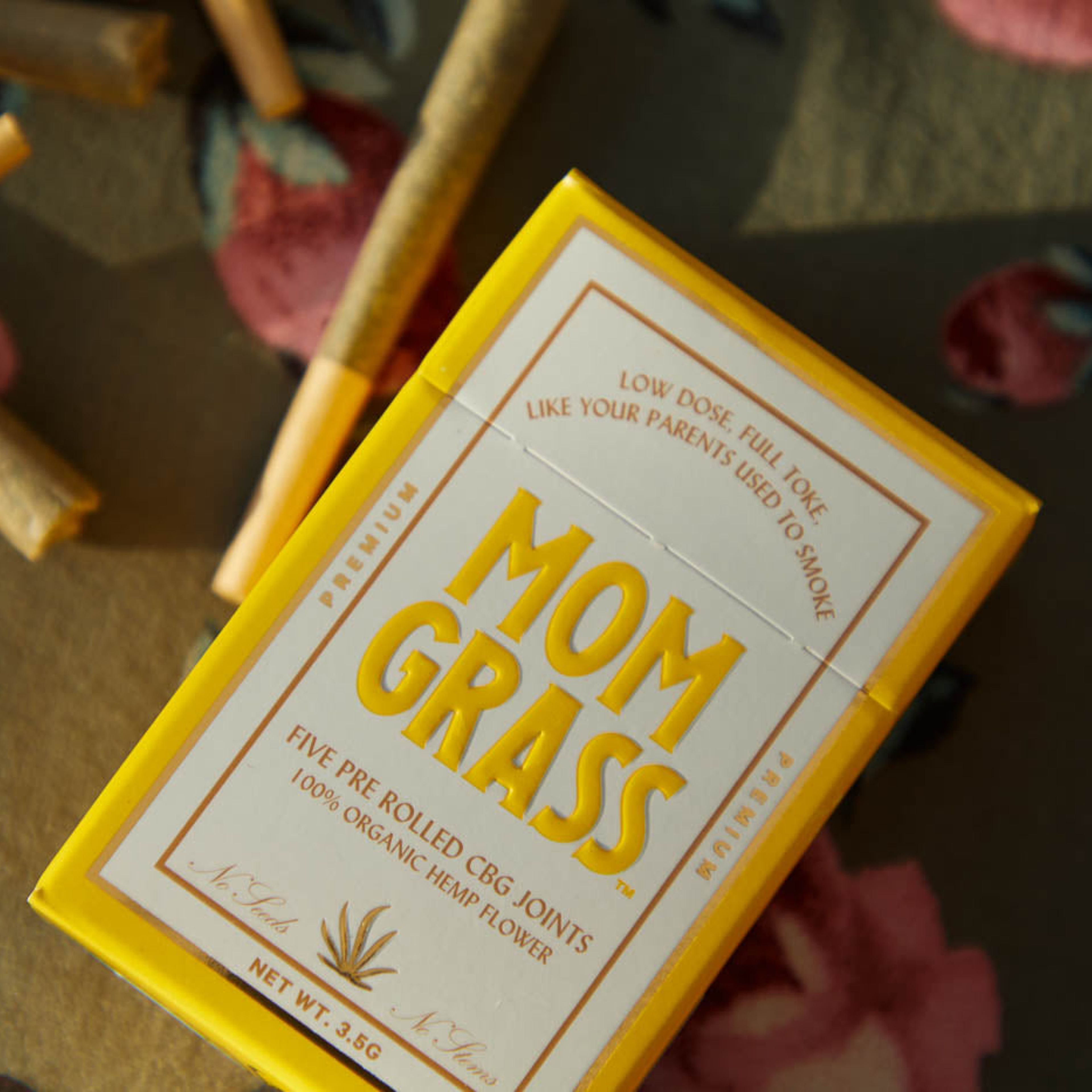 Mom Grass CBG Pre Rolled Joints 5 Pack