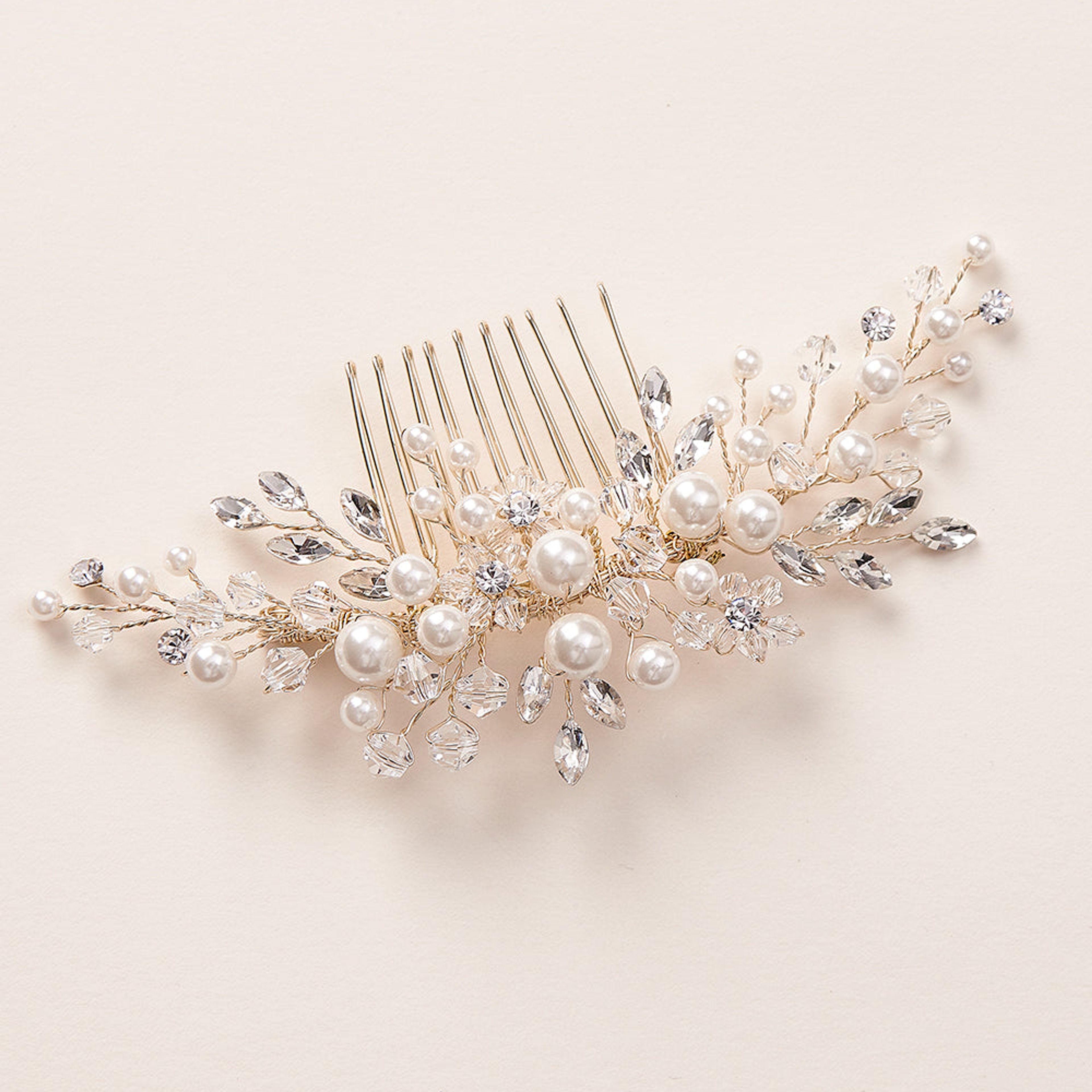 Emmy Floral Comb