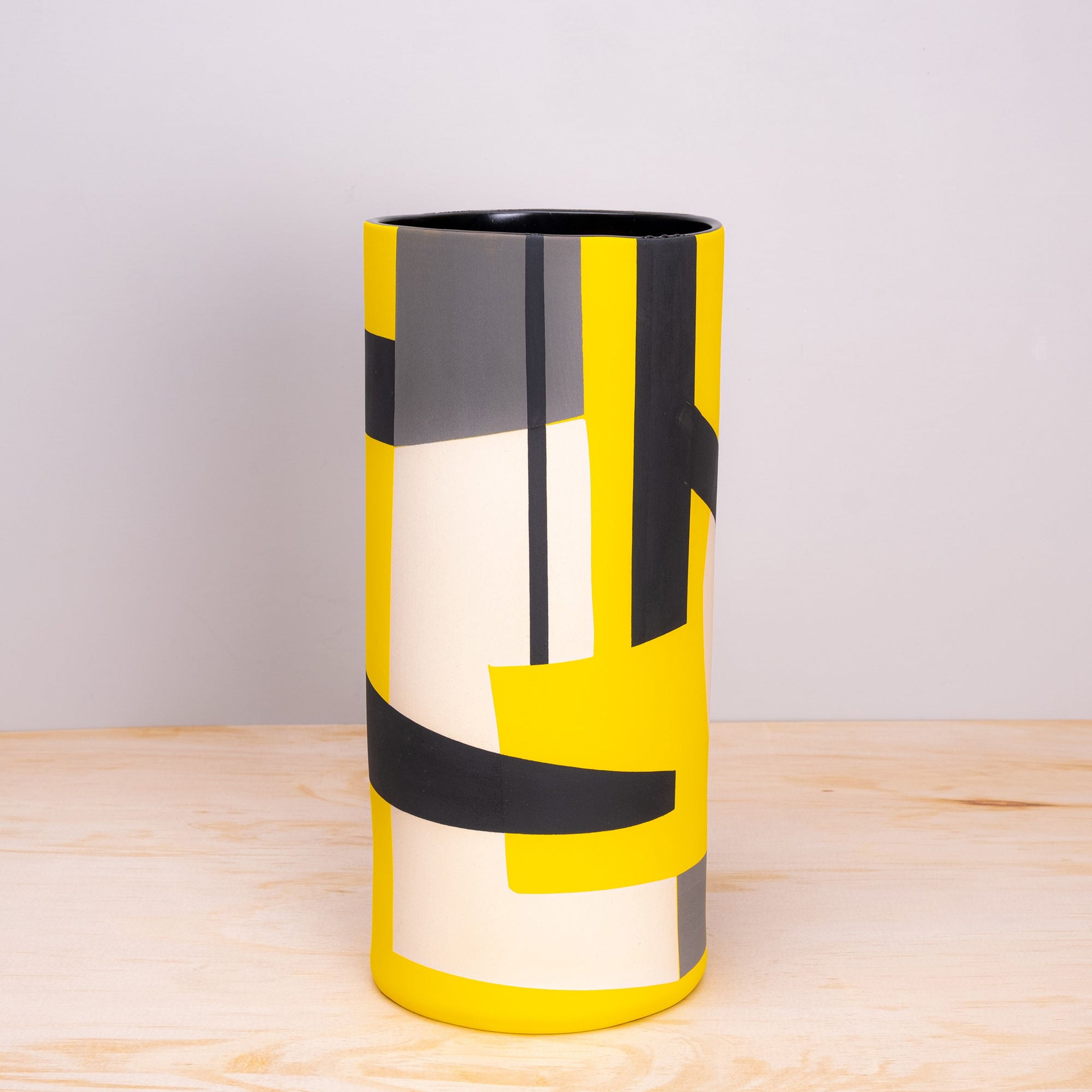 Sally Blair Bauhaus Yellow Ceramic Vase