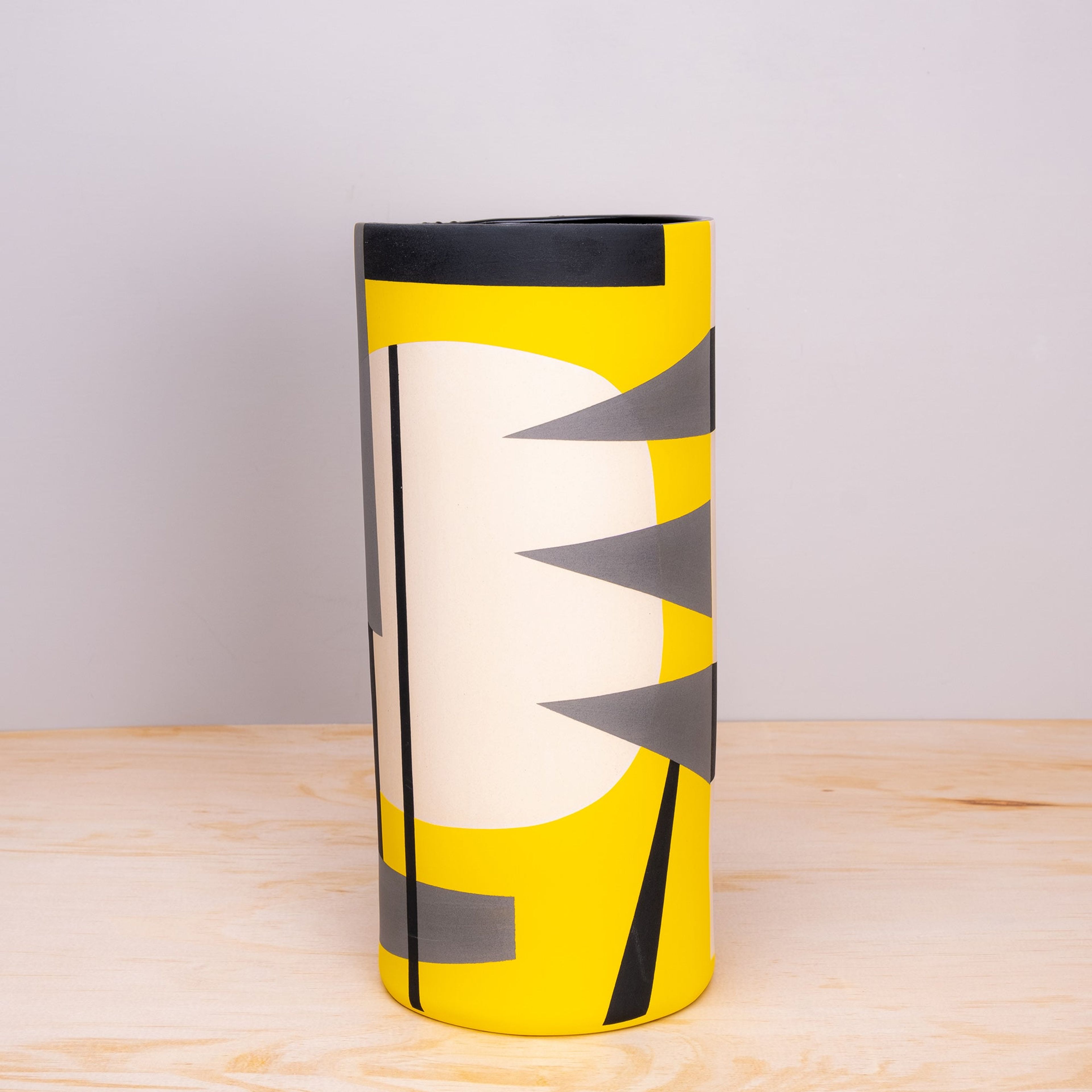 Sally Blair Bauhaus Yellow Ceramic Vase