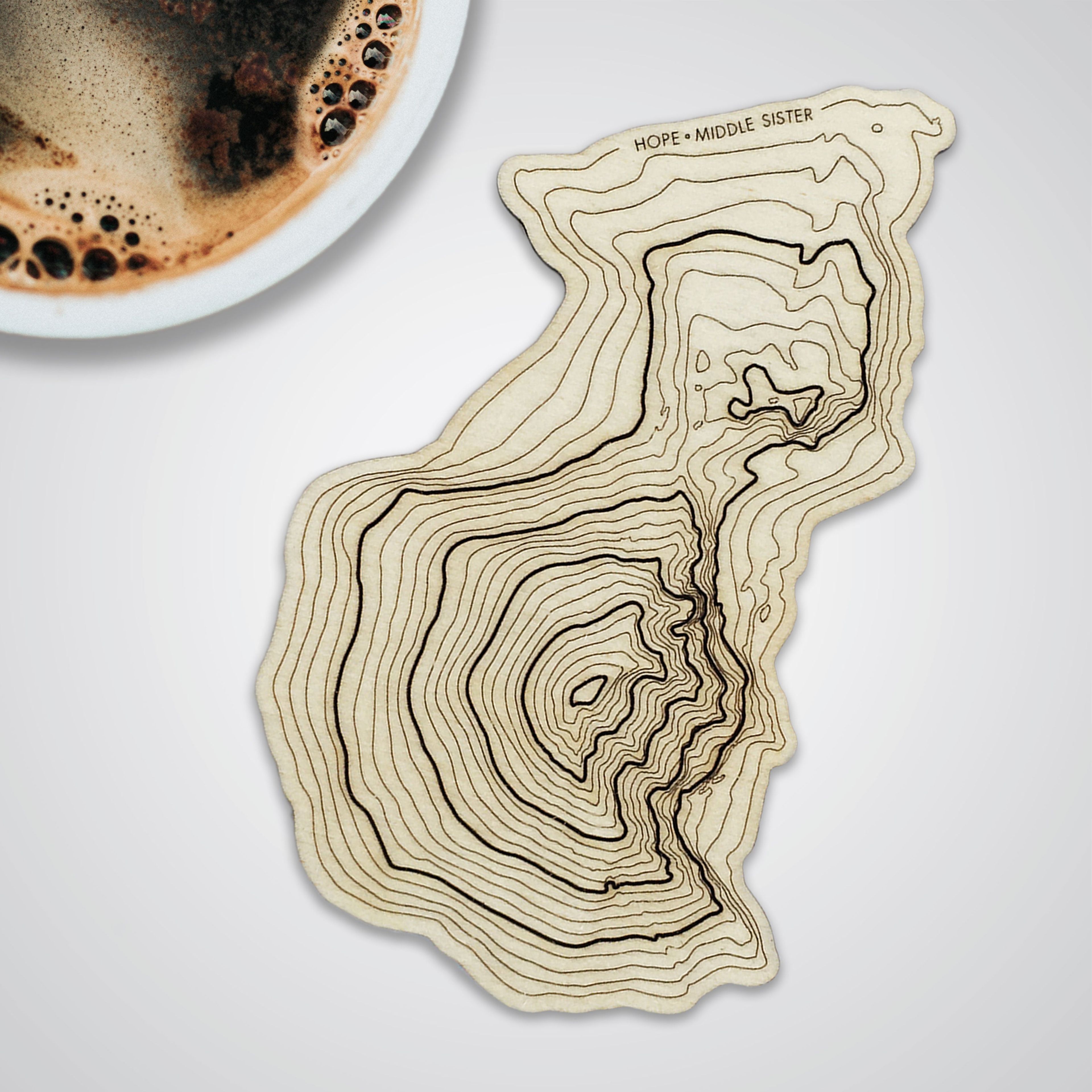 Three Sisters Topography Coasters - Set of 3
