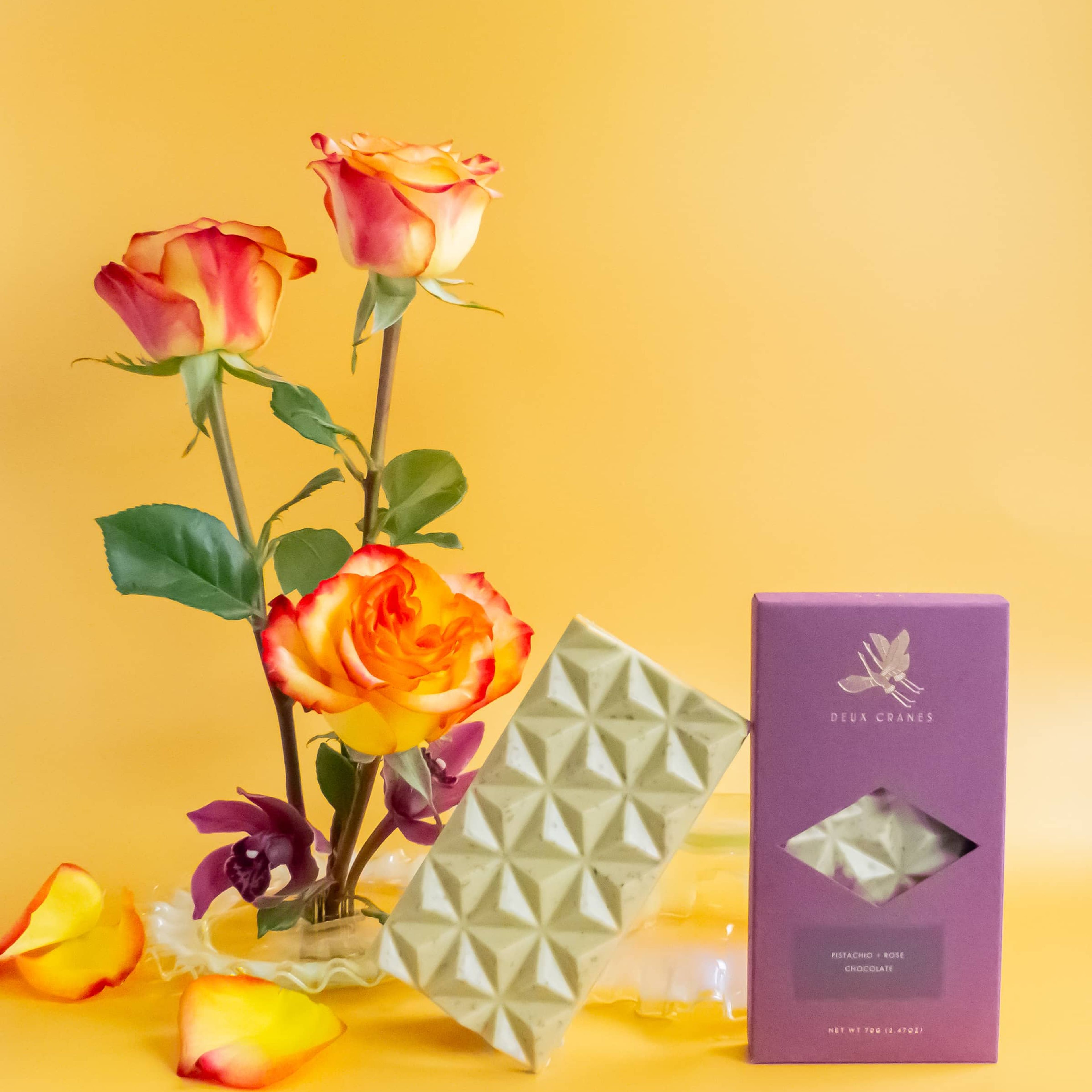 Limited Edition: Pistachio Rose Chocolate Bar