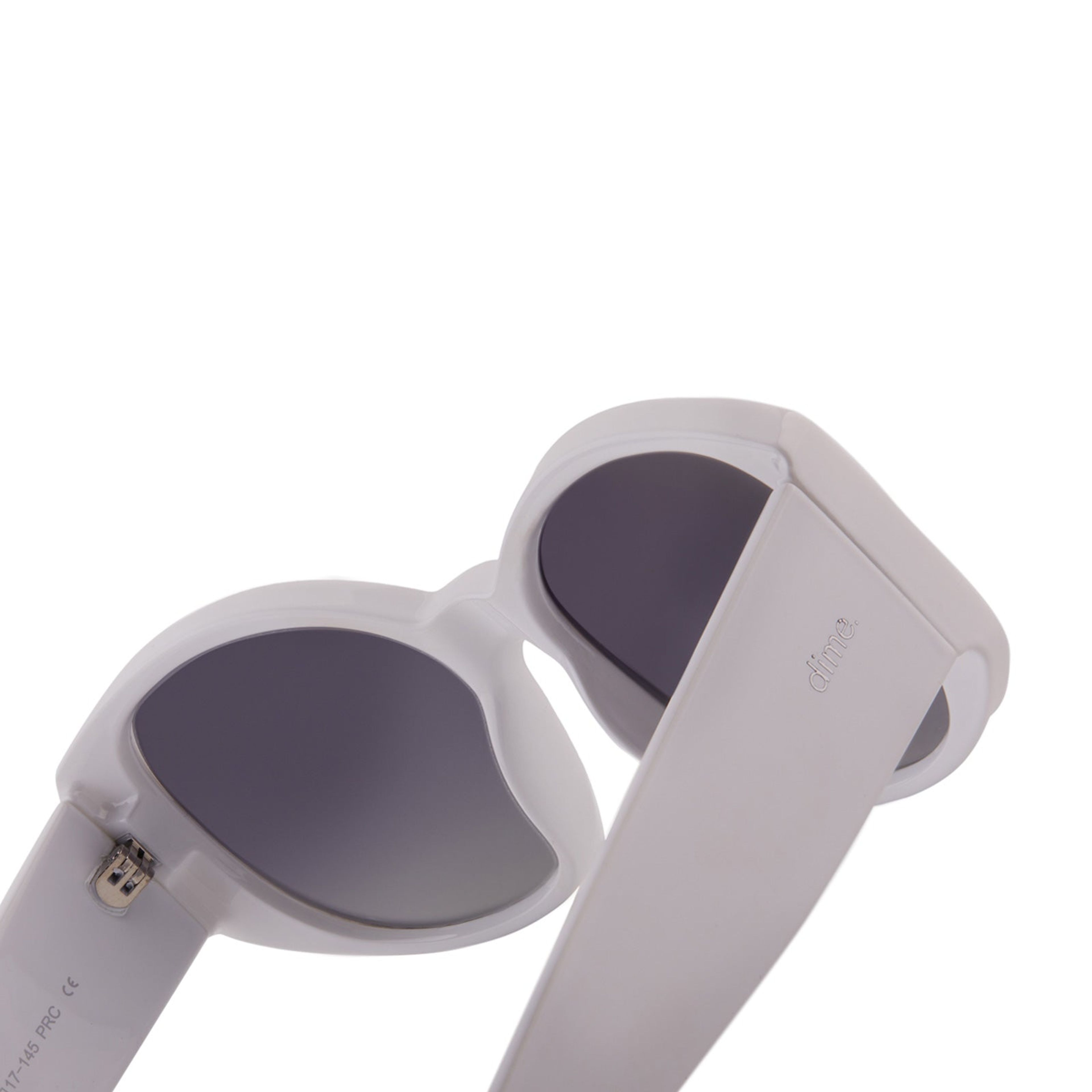 powerhouse - white + grey gradient polarized sunglasses