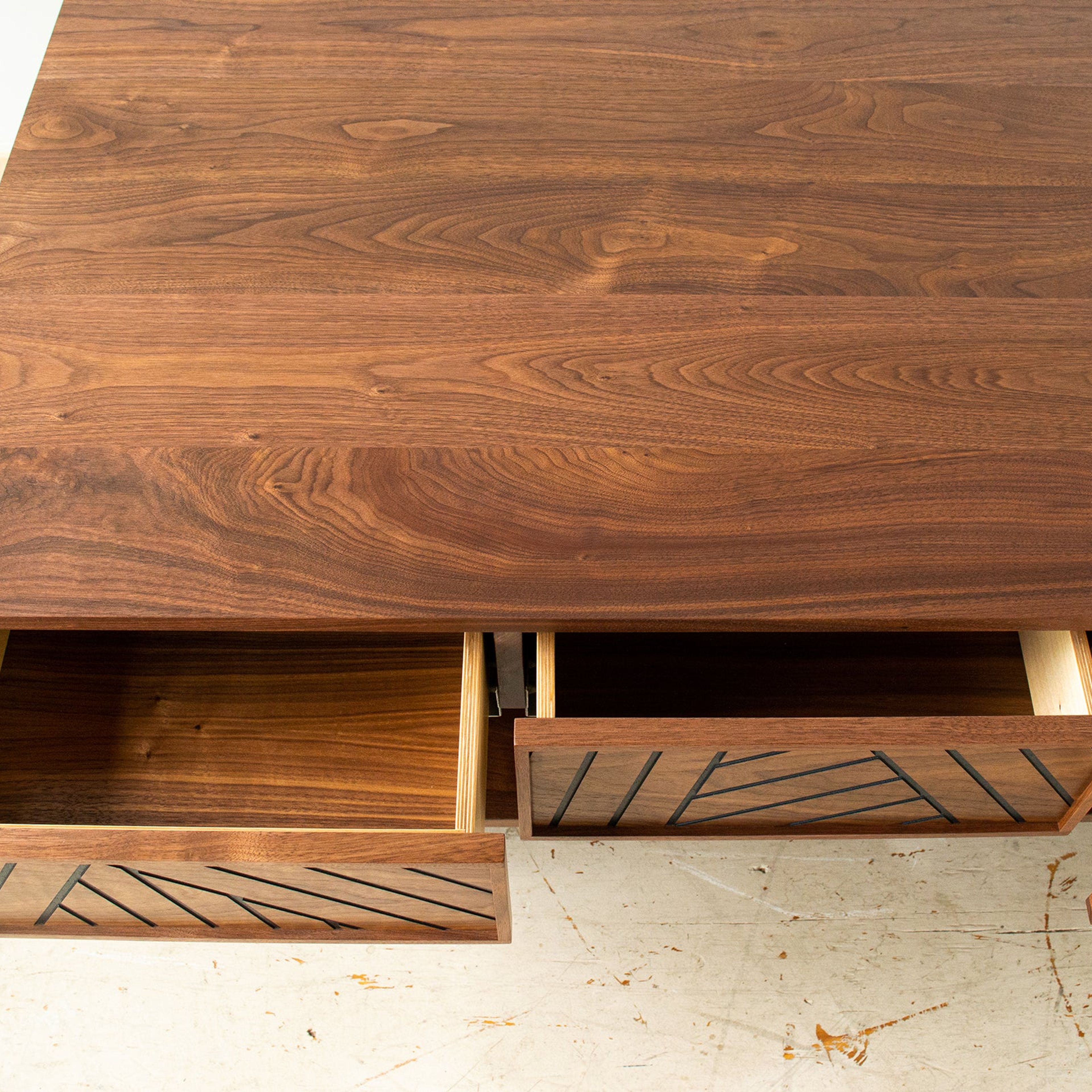 SLW Coffee Table - modern walnut coffee table