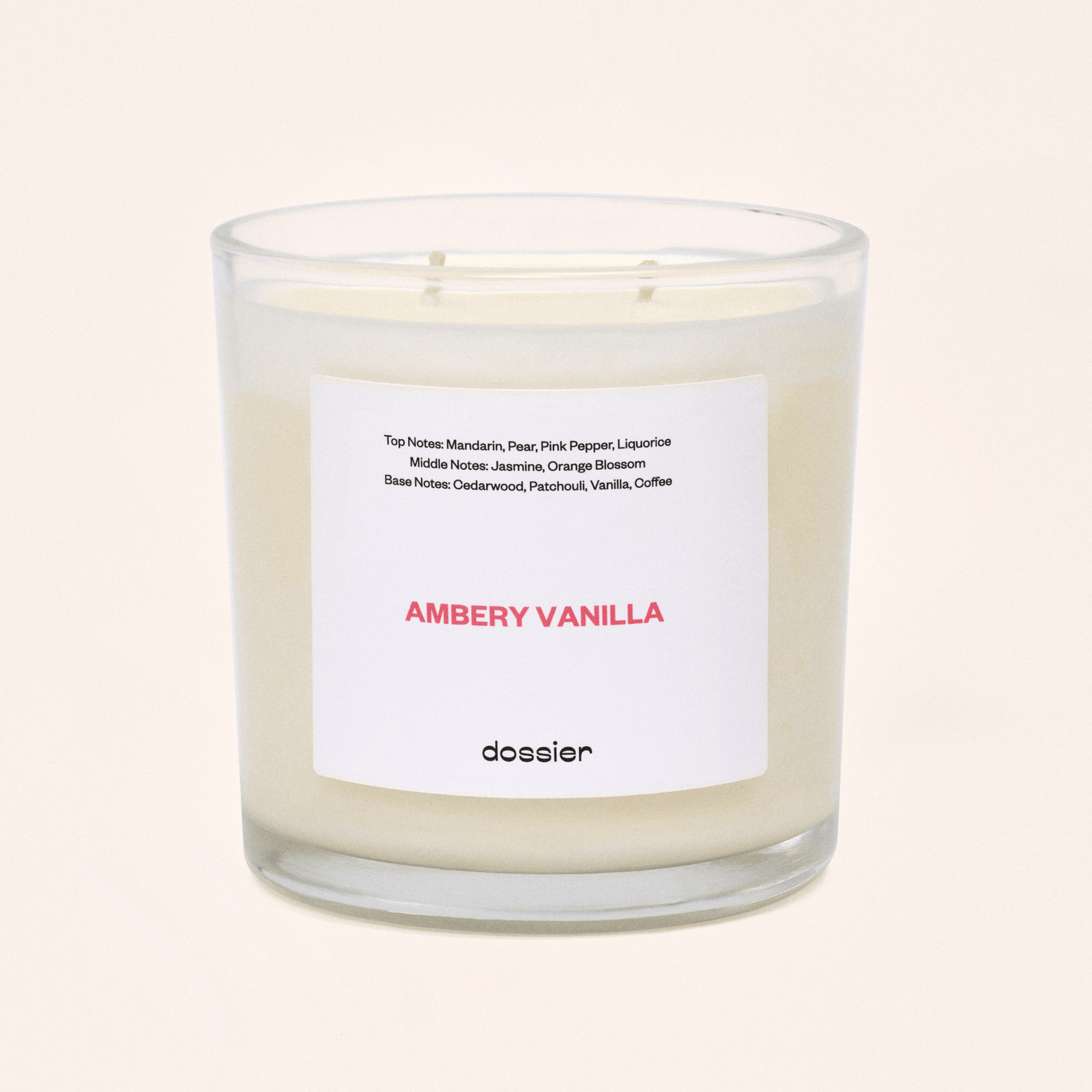 Ambery Vanilla Candle