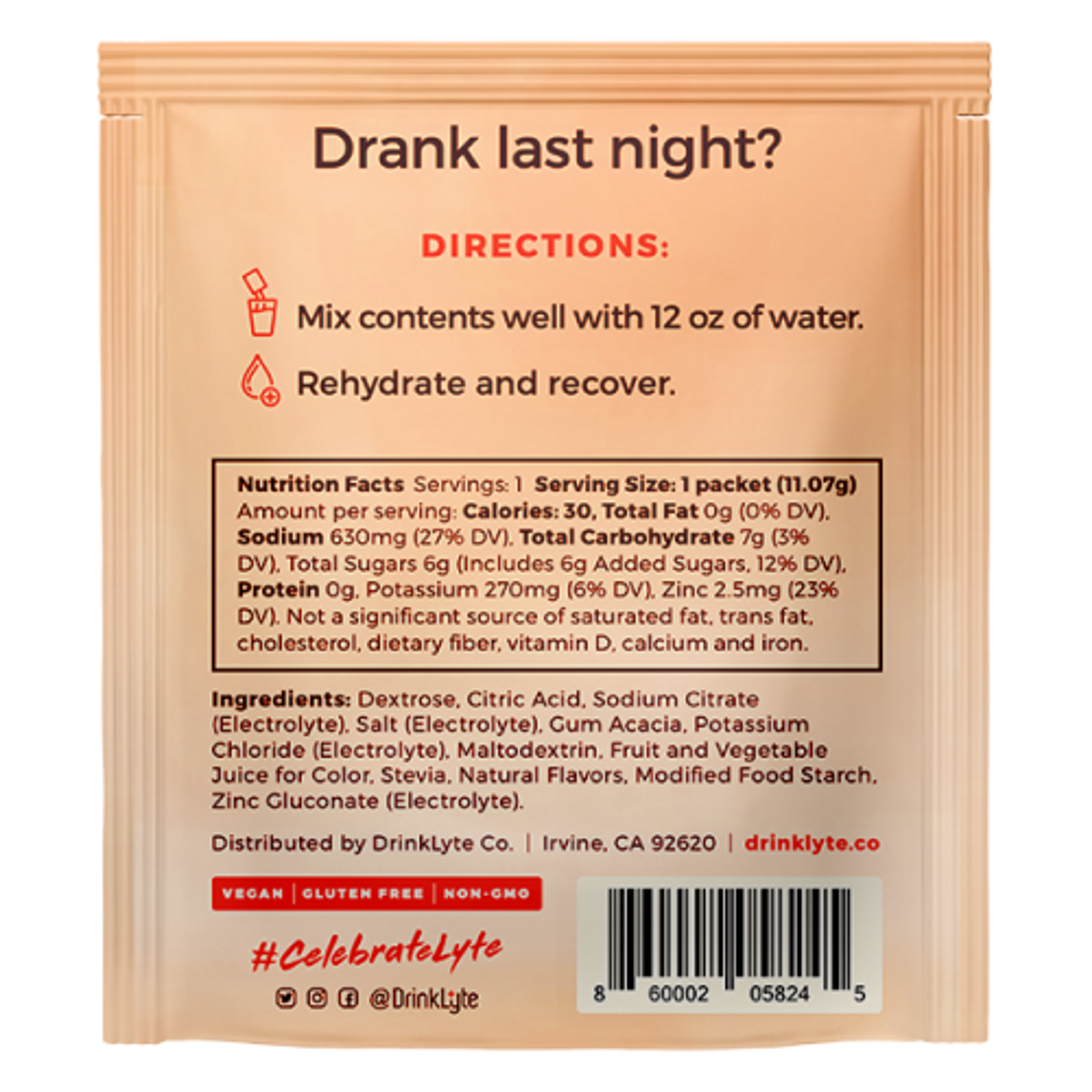DrinkLyte Drink Mixes (20 pack)