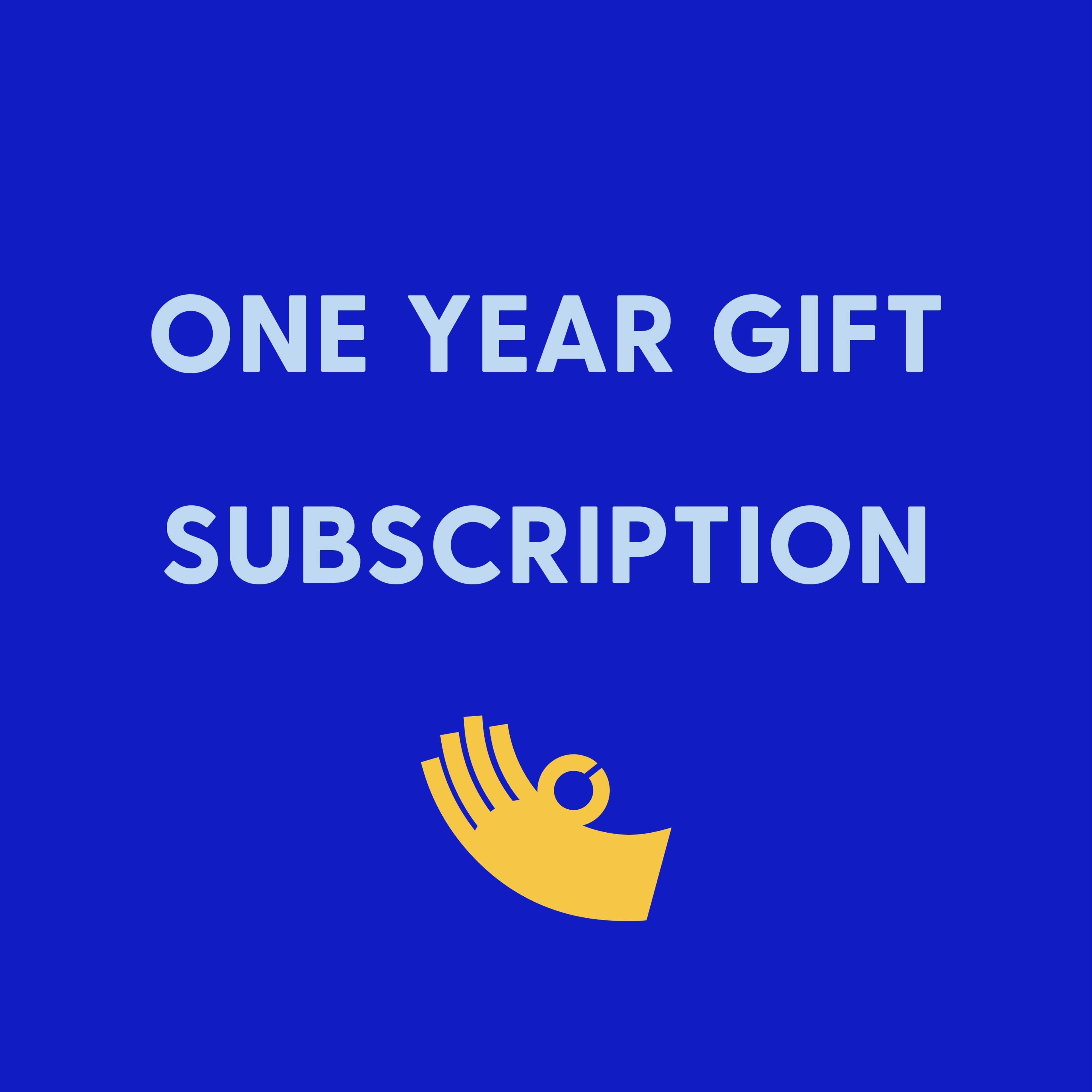 One Year Gift Subscription
