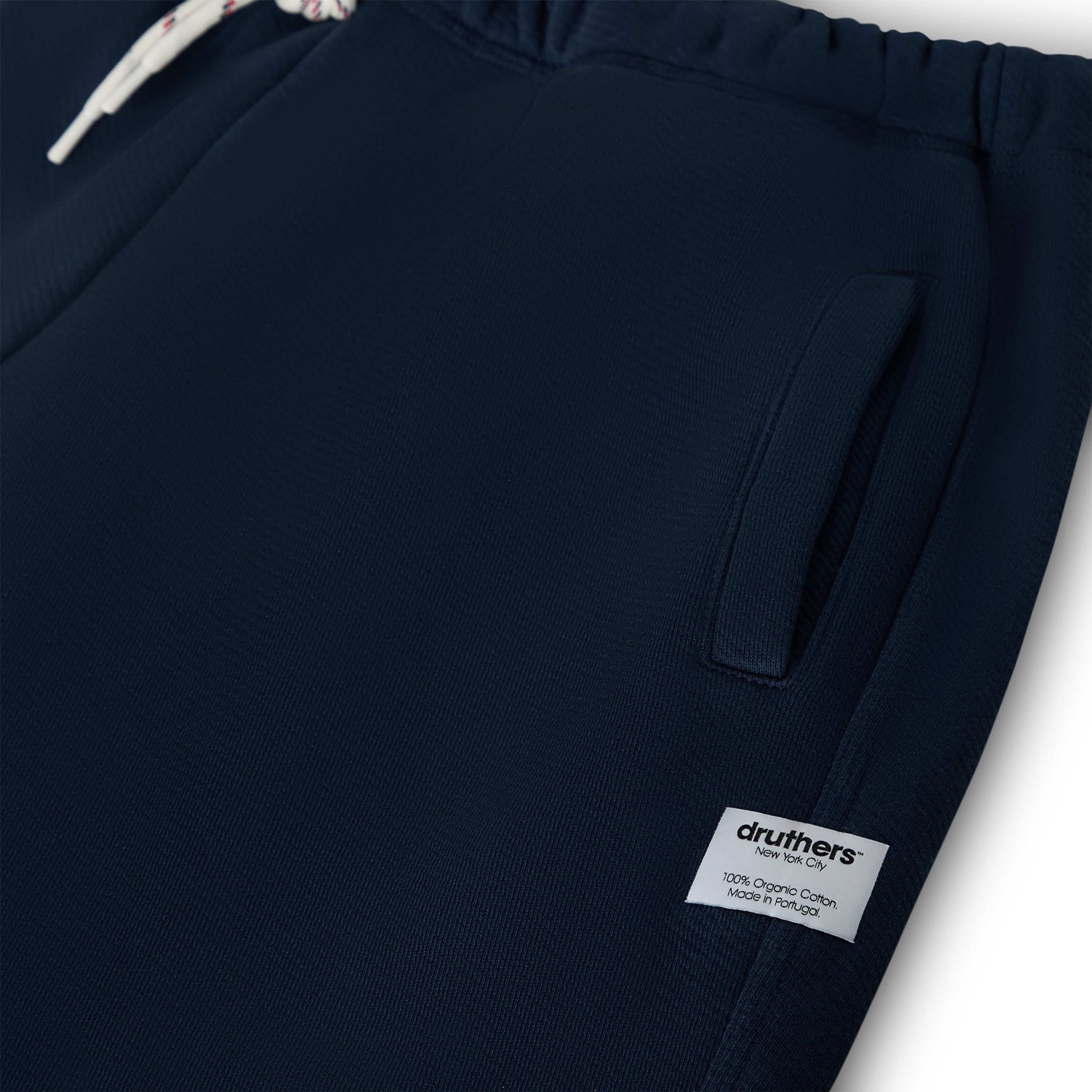 GOTS Organic Cotton 685 GSM French Terry Sweatpants - Dress Blue