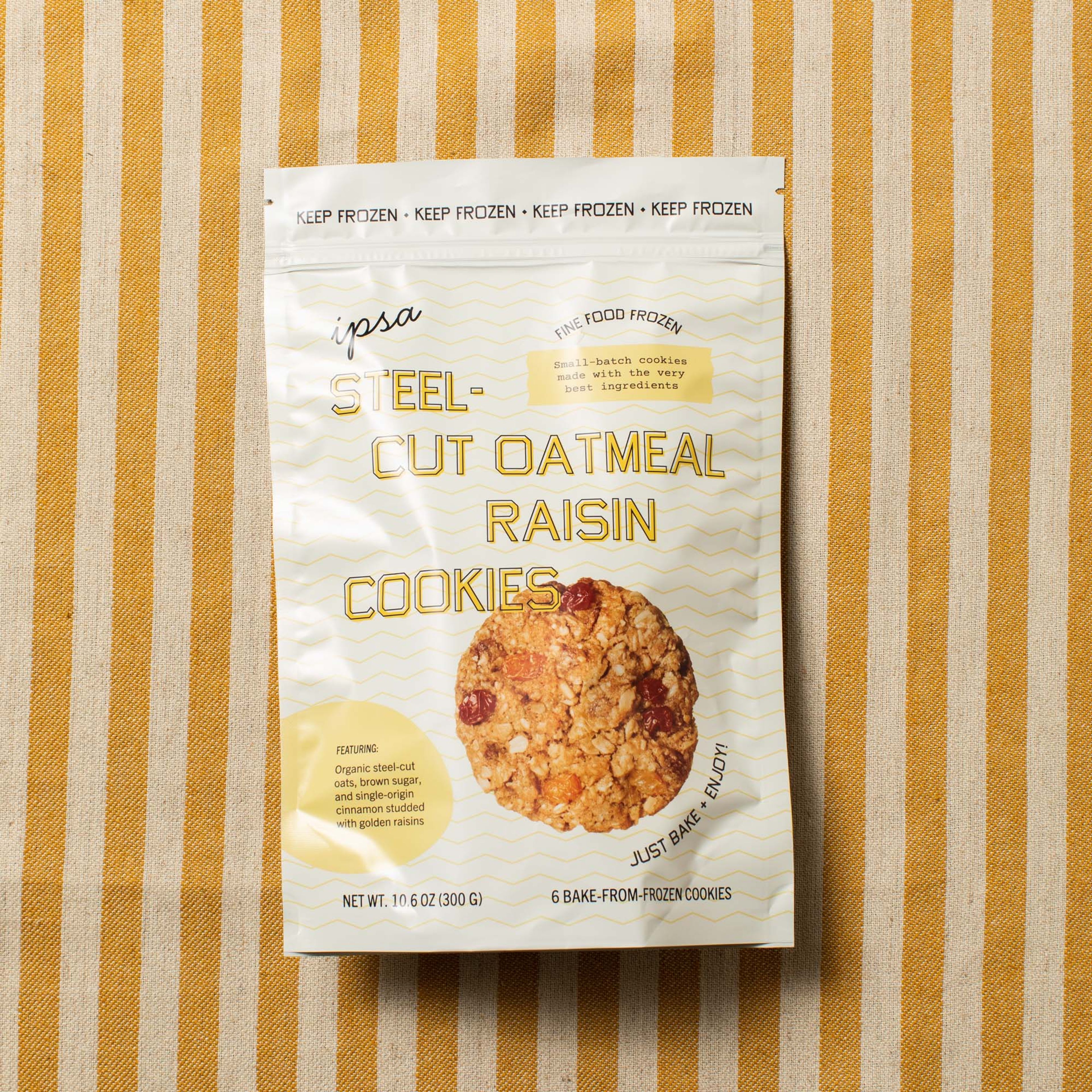 Steel-cut Oatmeal Raisin Cookies