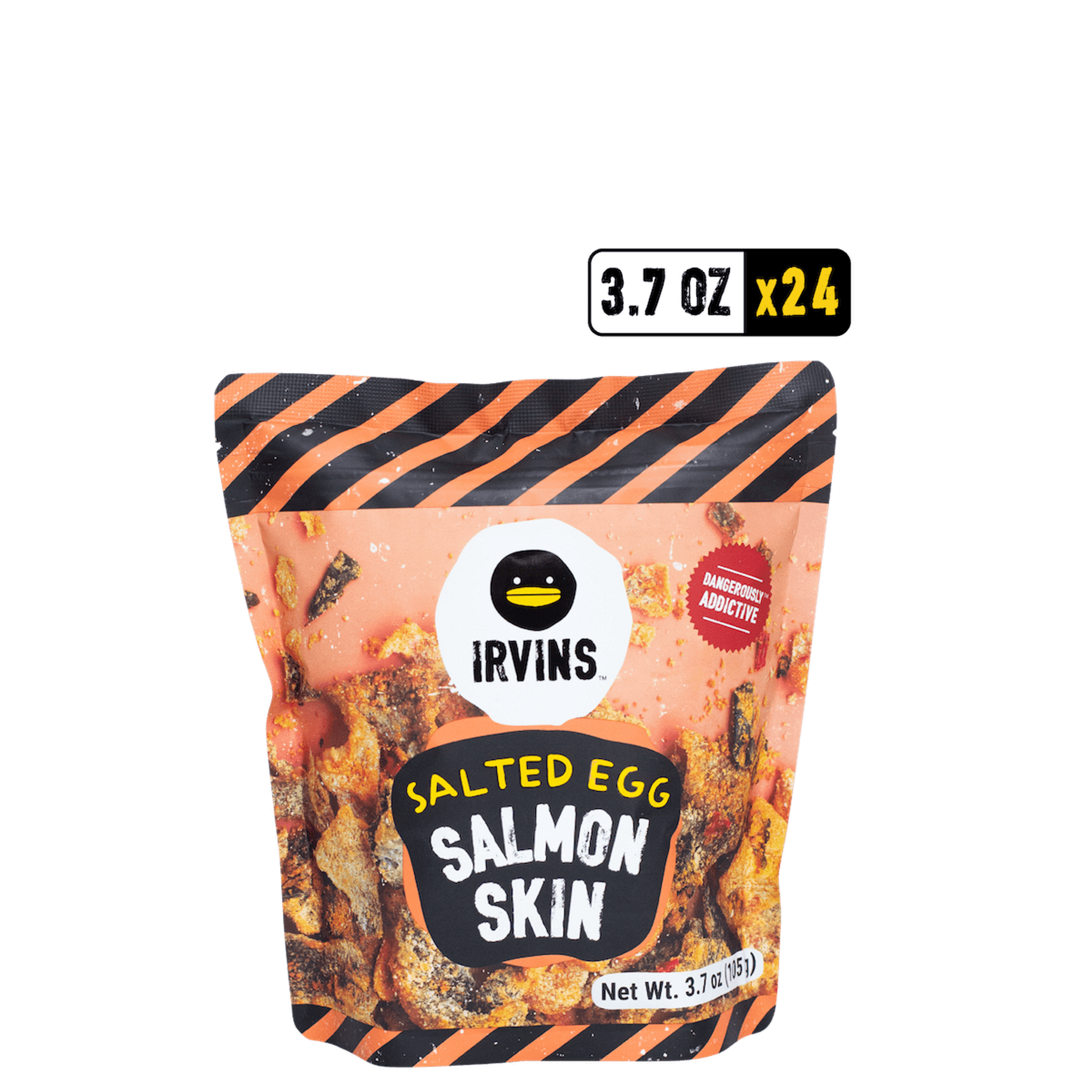 Salted Egg Salmon Skin 24-Pack (3.7oz)