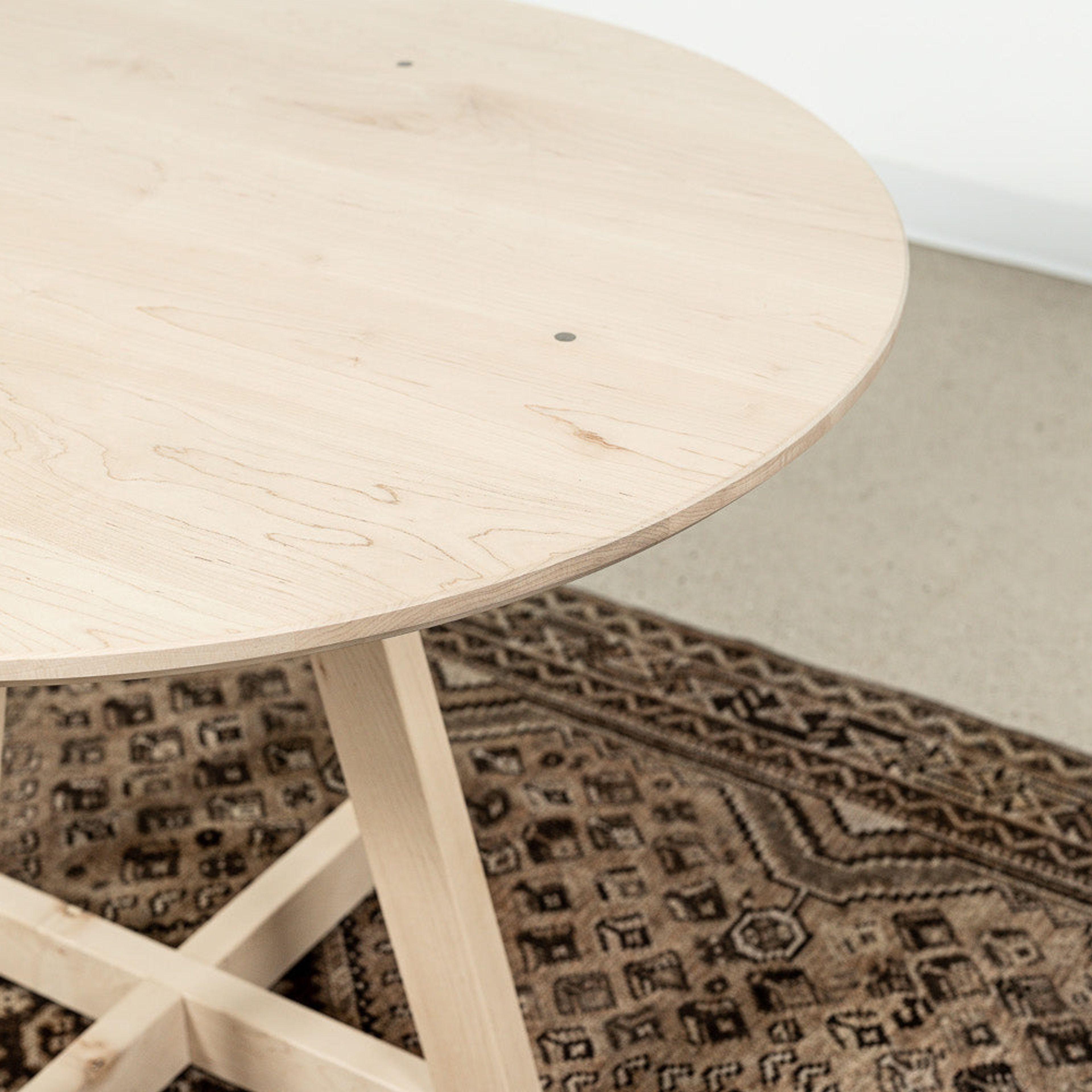 *floor model* Seneca Dining Table in Maple - Wood Base