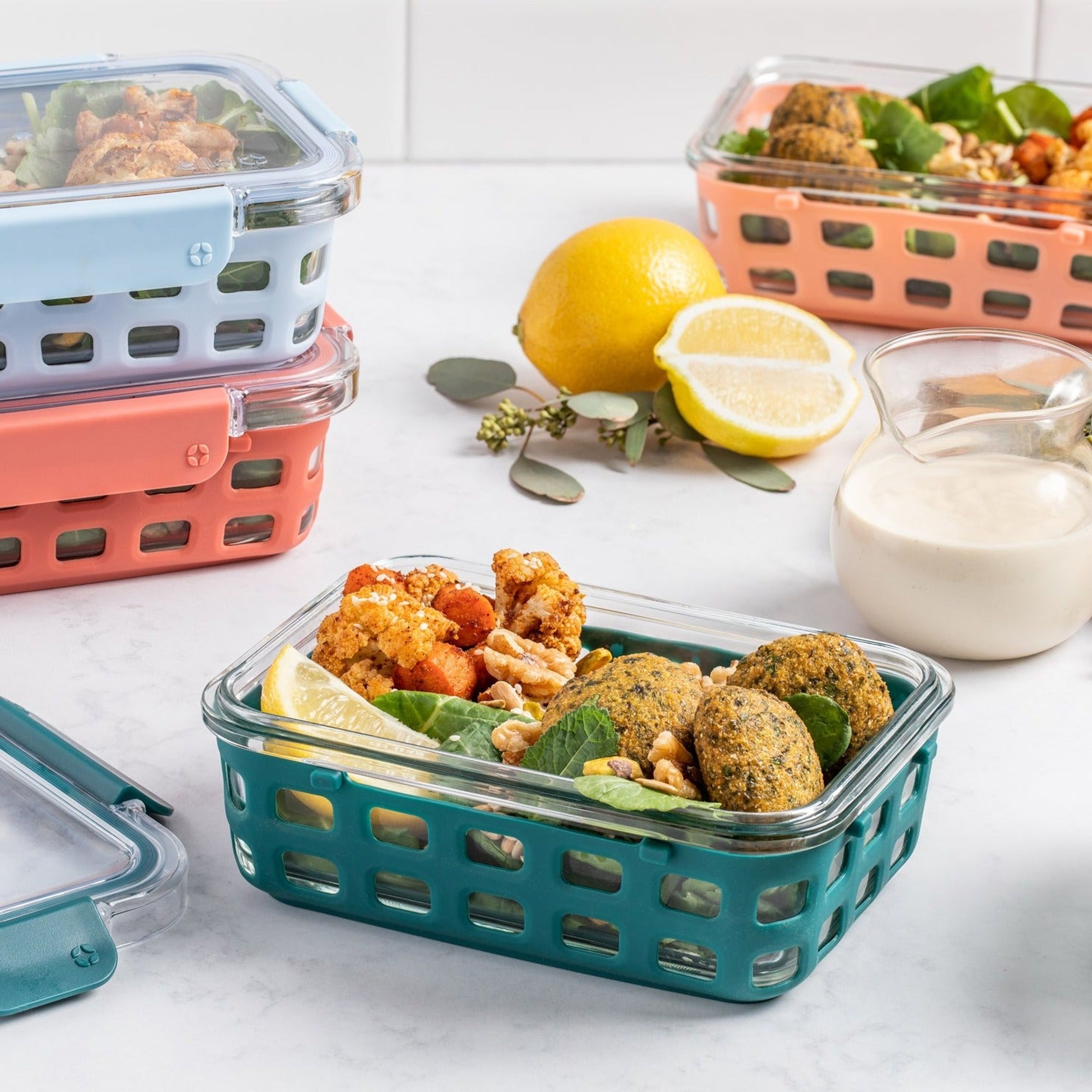 Duraglass Meal Prep Containers, Set of 5