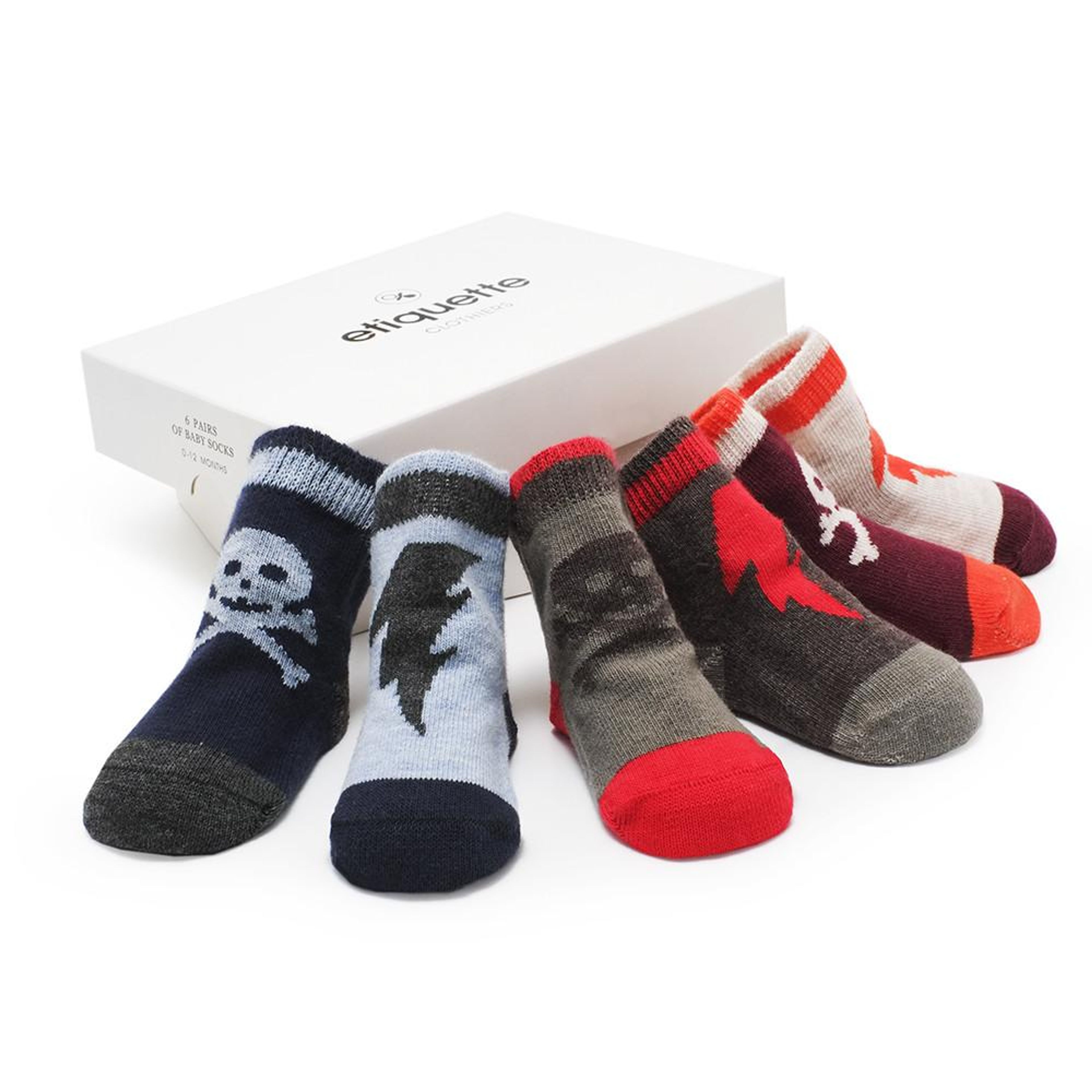 Super Villains Baby Boy Socks Gift Box - Multi
