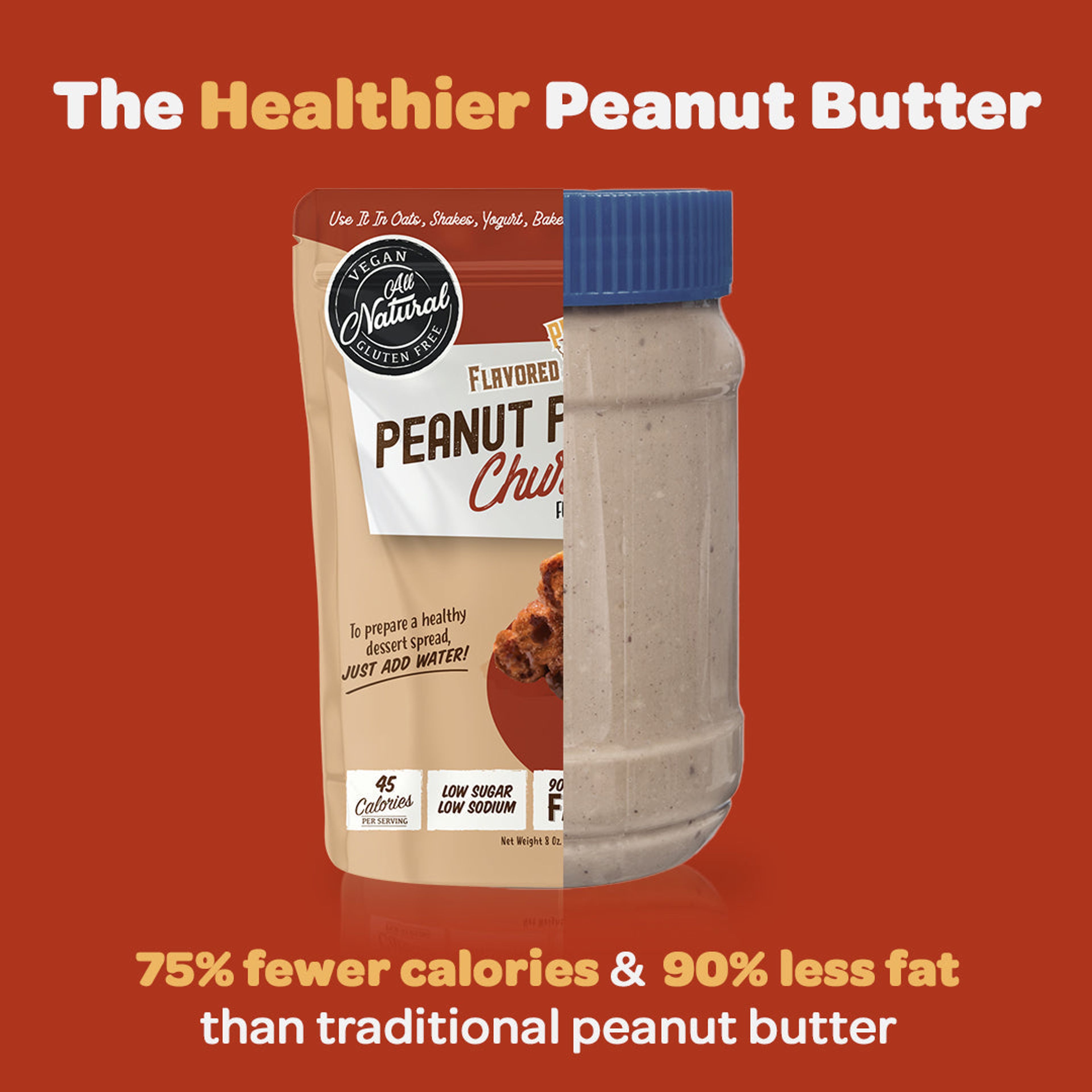 Churro Flavored Peanut Powder (10% Off)