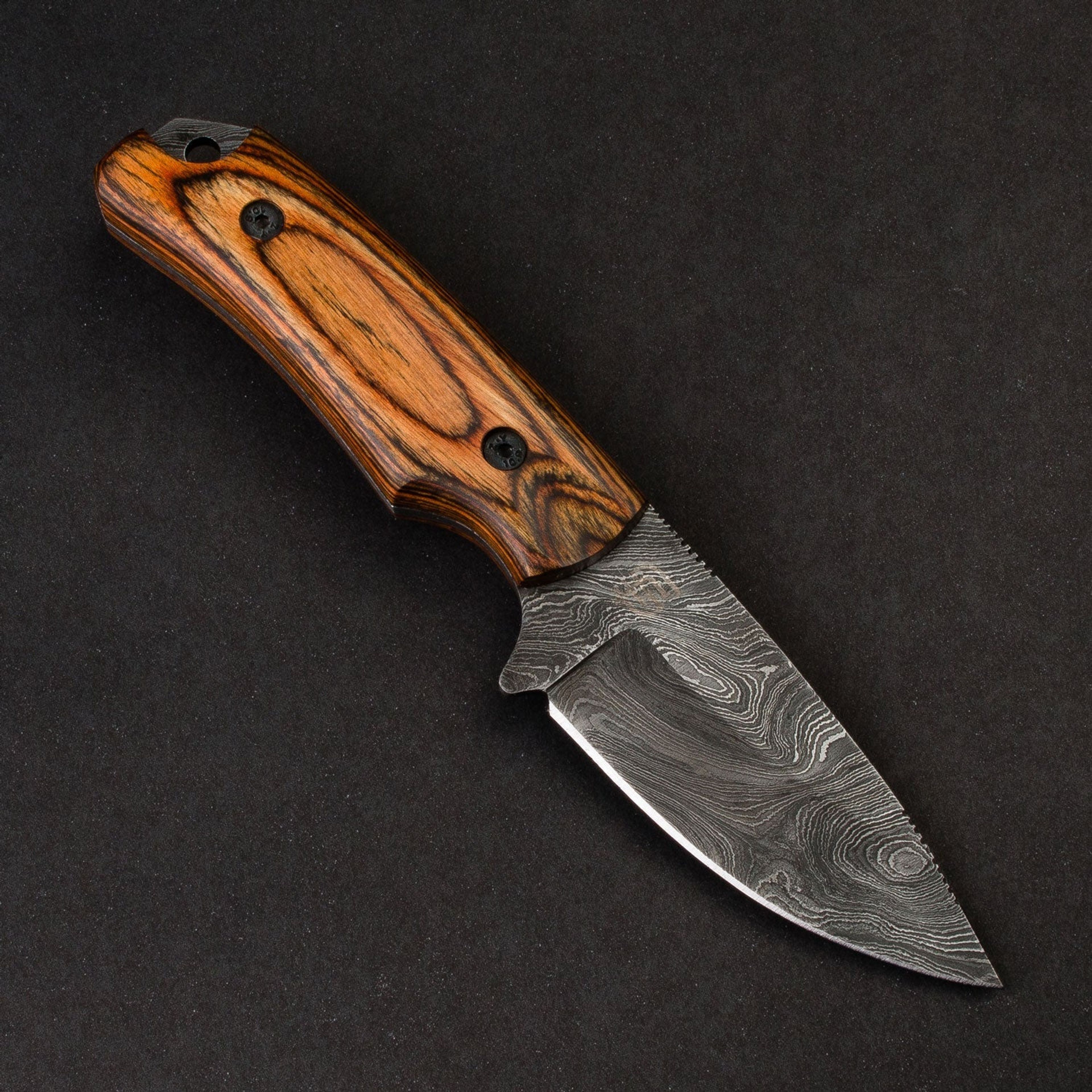 Boone Damascus Steel Skinner -Tali Wood - BLEM