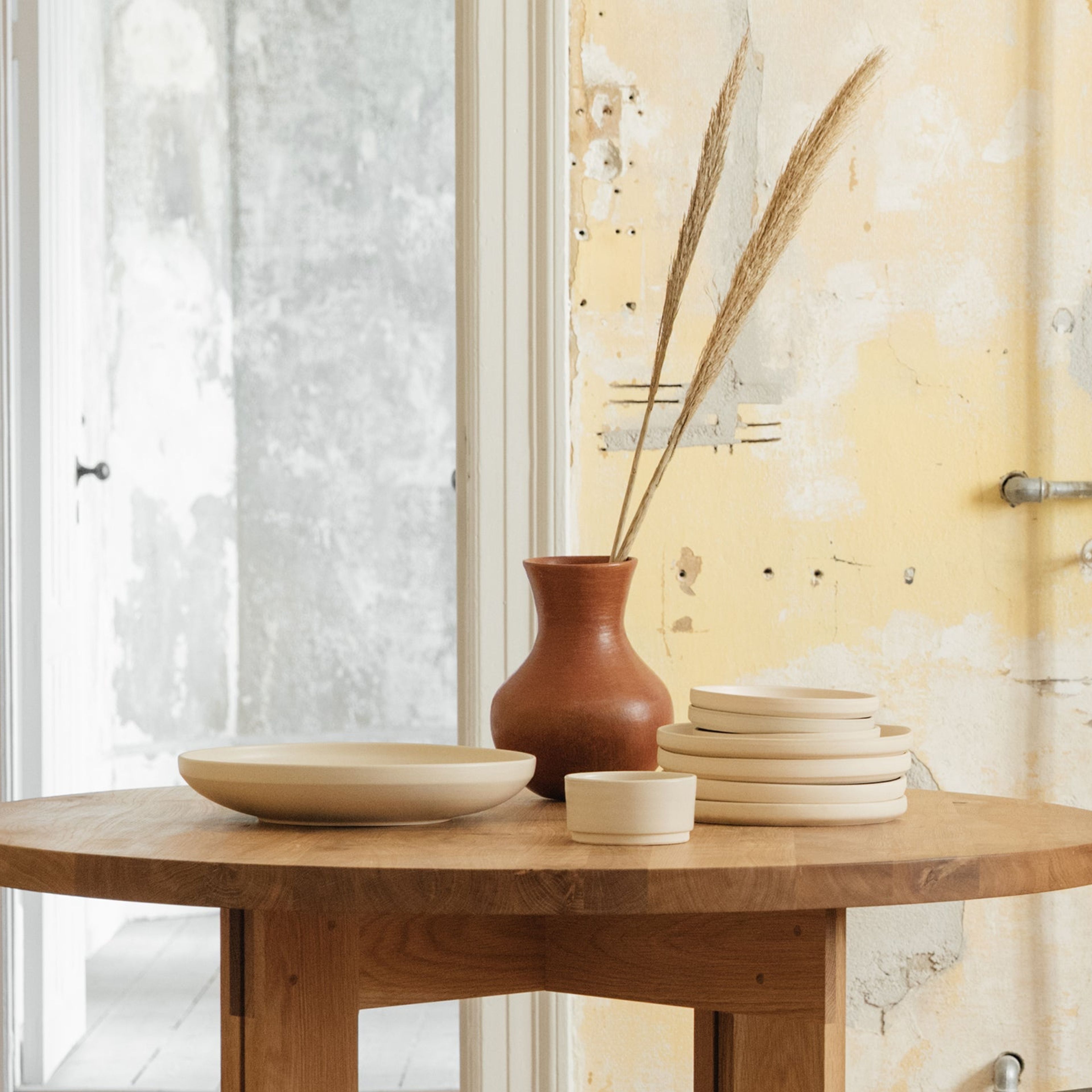 Otto Ceramic Bowls Set of Two | Natural | Medium