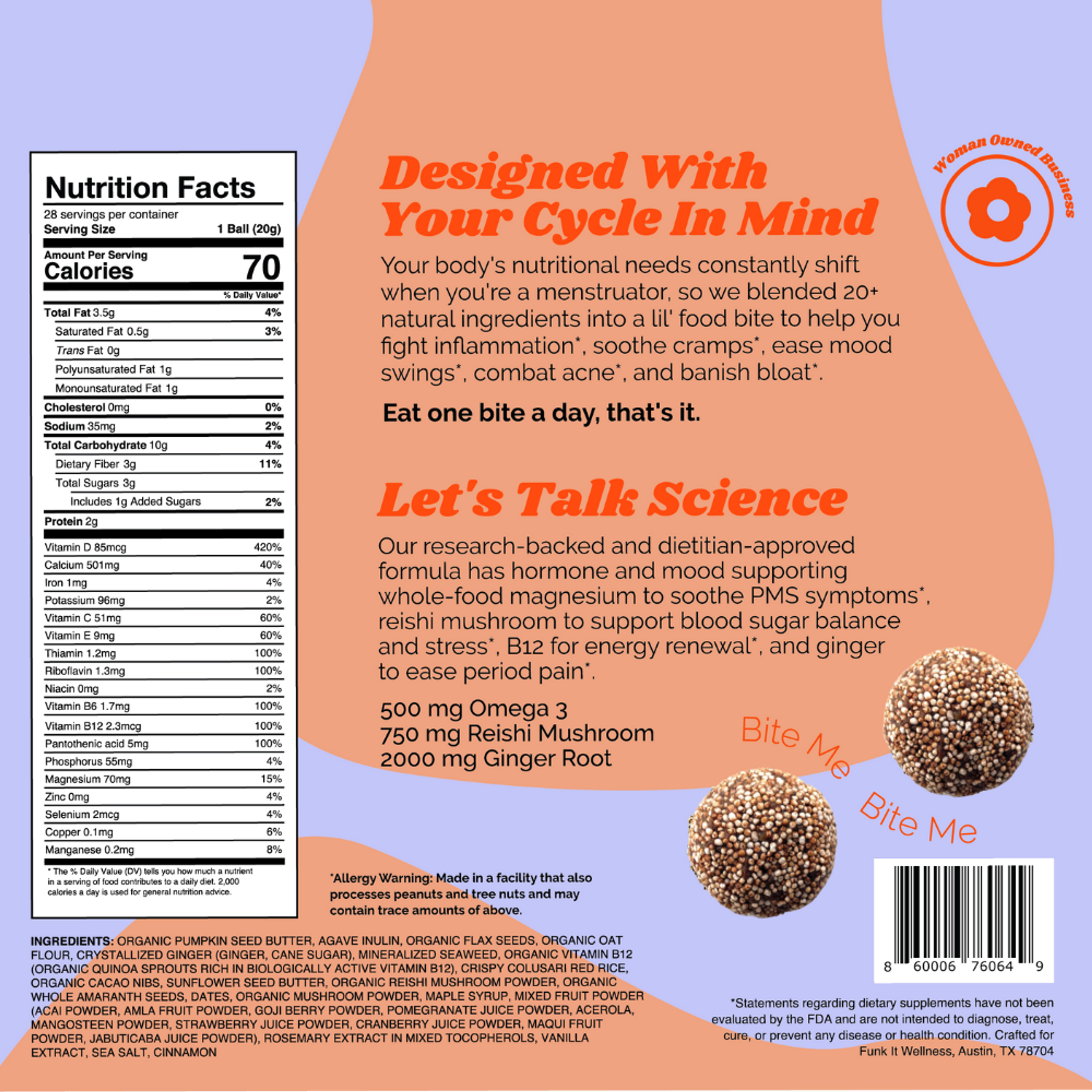 CycleBites - Real Food Multivitamin for Hormone Balance Support