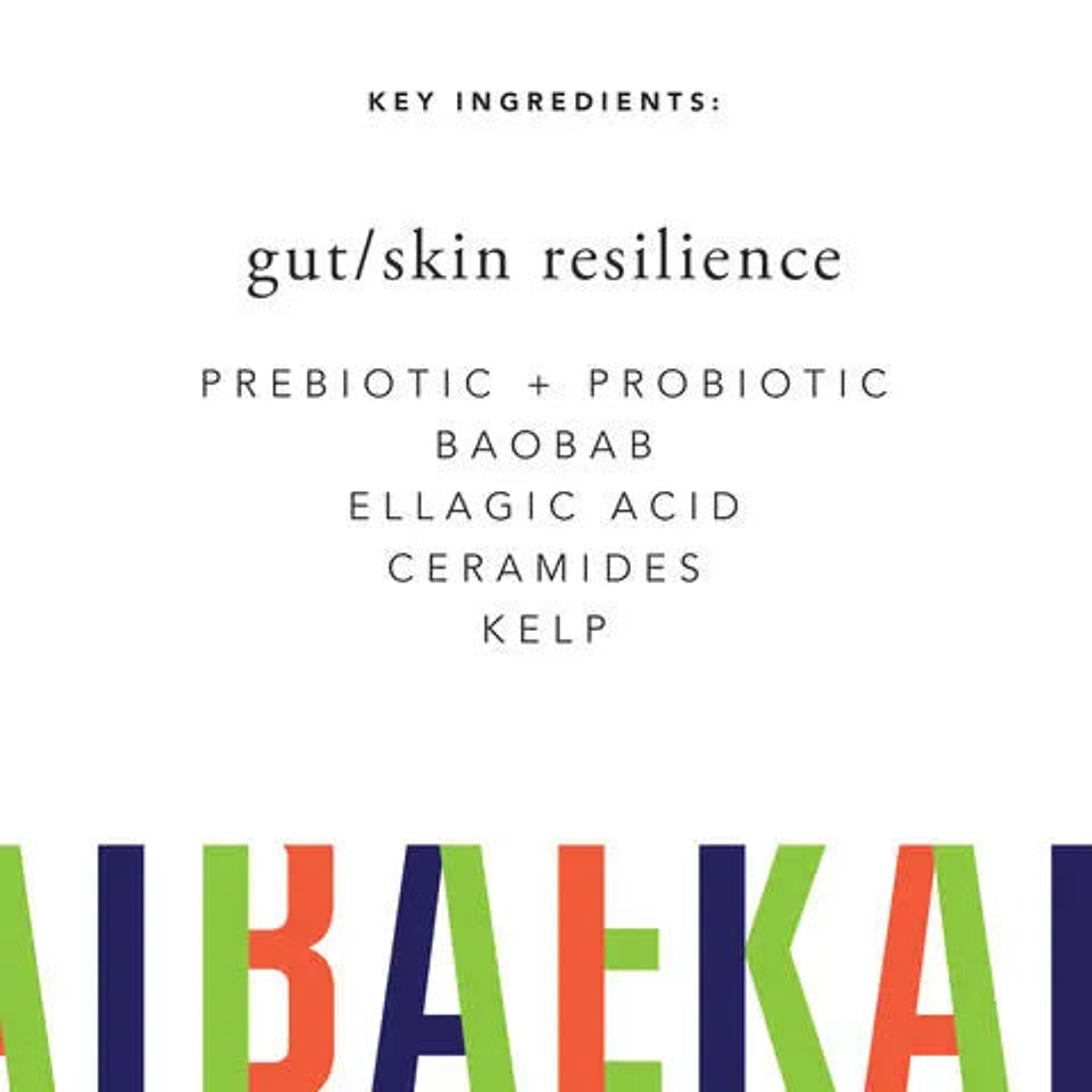 Gut / Skin Resilience