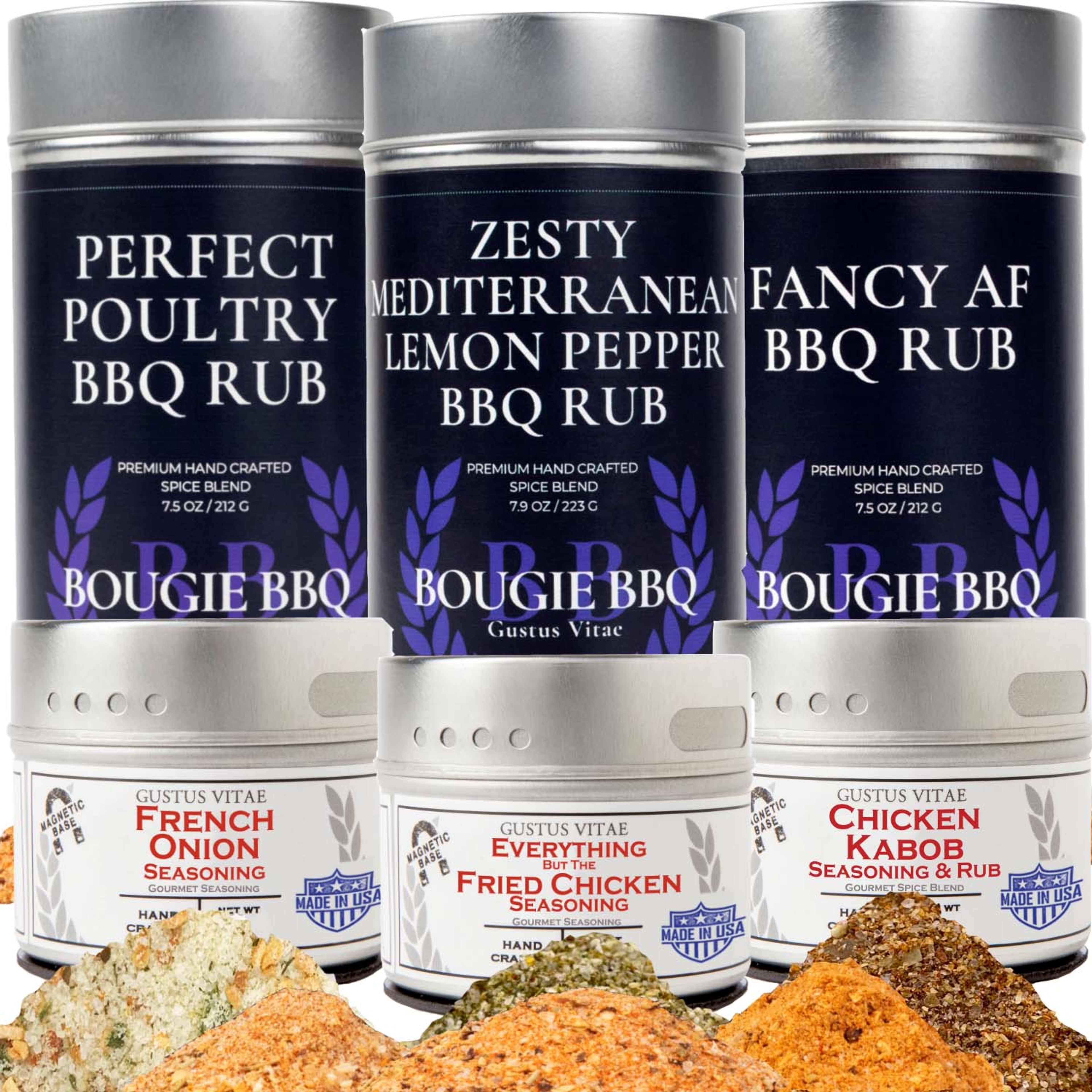 Perfect For Poultry | Complete 6 Pack Collection | Gourmet Seasonings and Rubs For Chicken, Duck, Turkey, and Wild Game