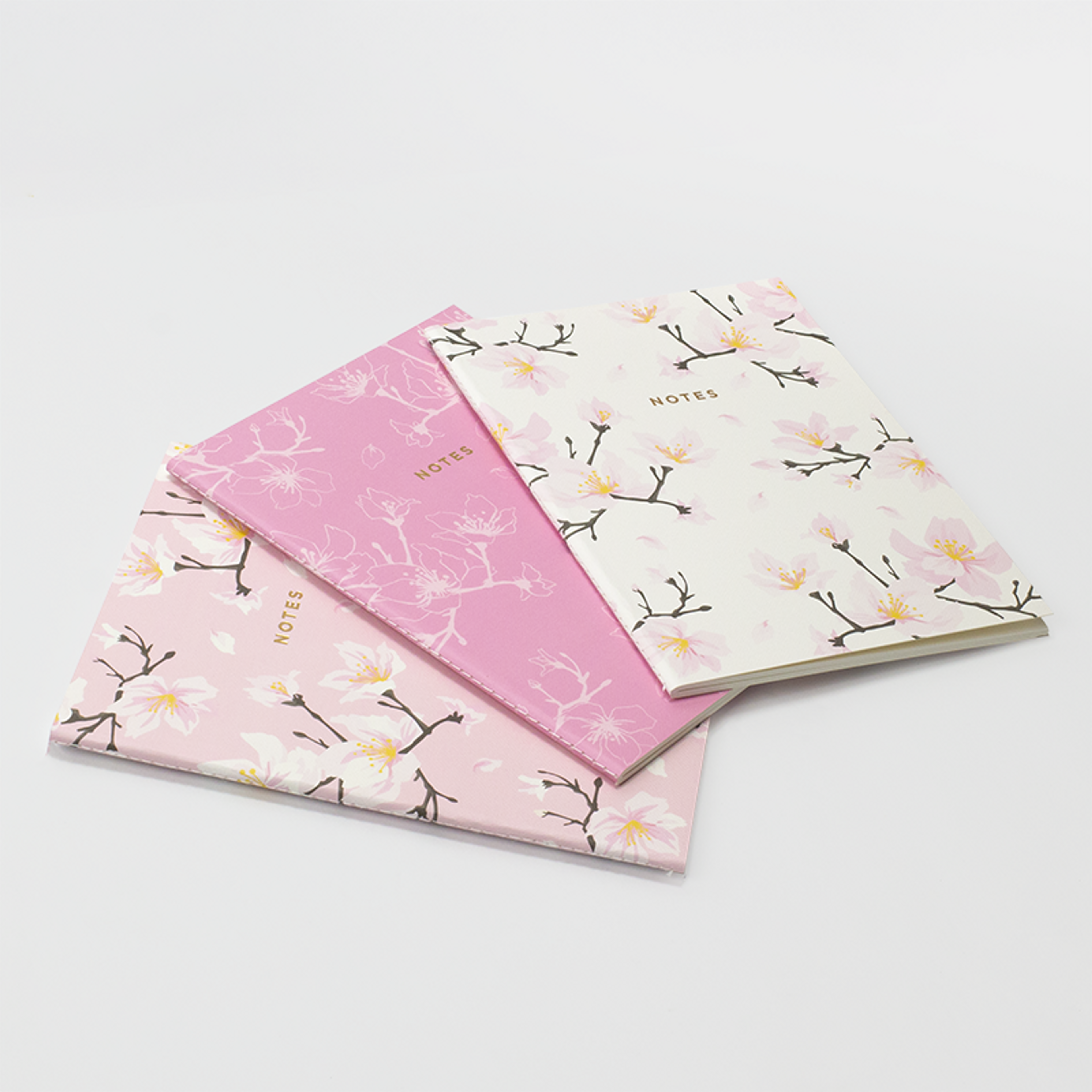Large Cherry Blossom Notebook 3/Set