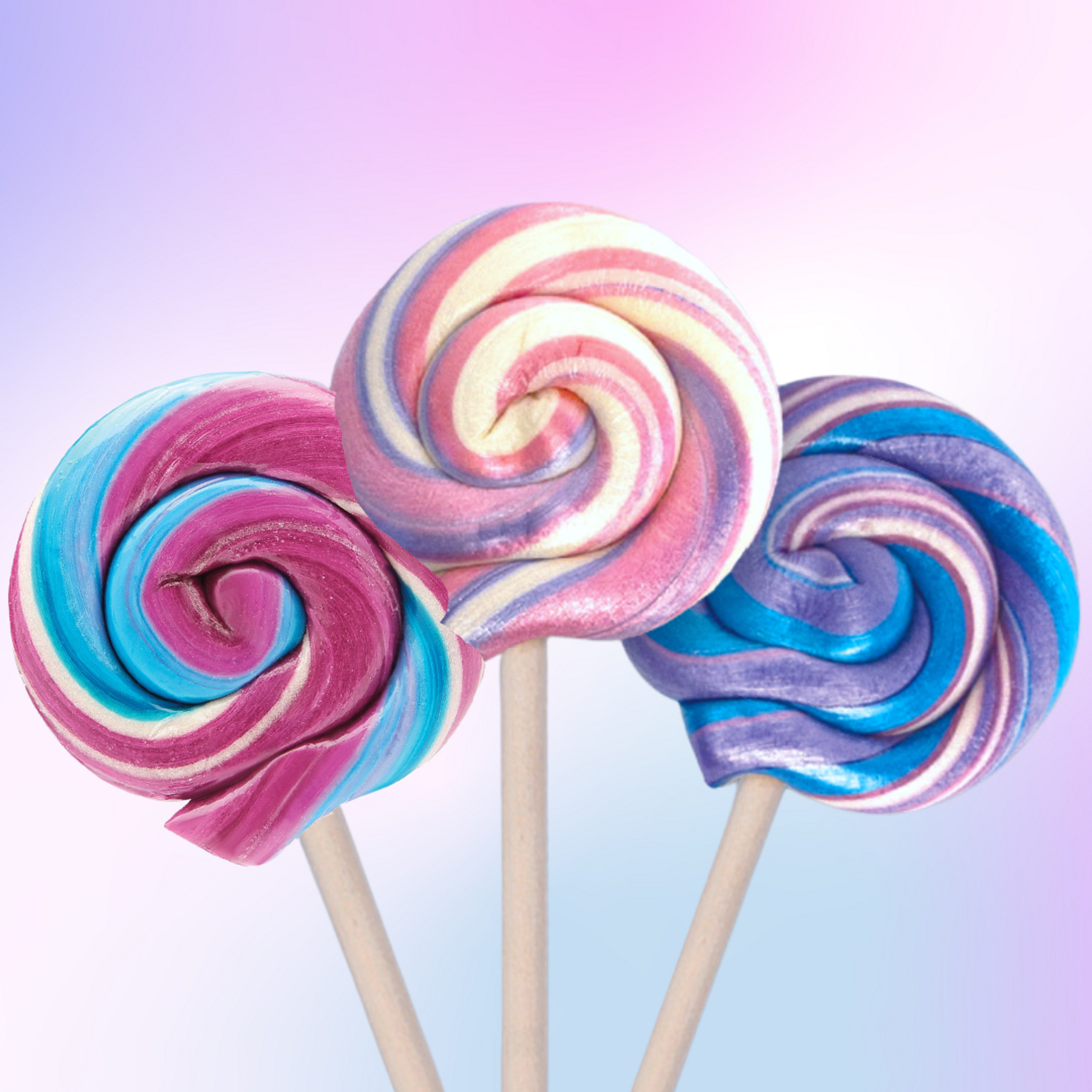 Tie-Dye Lollipops