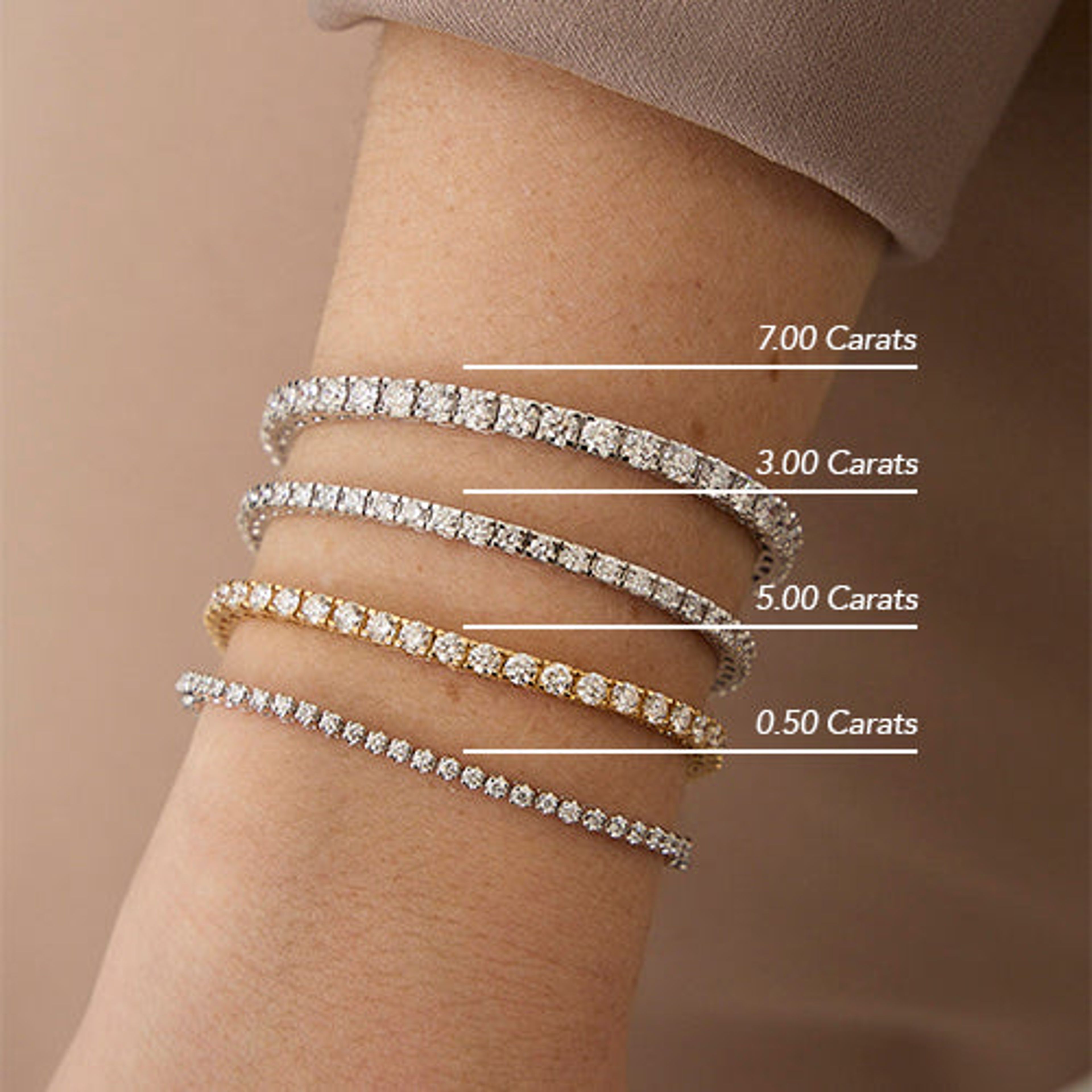 The 5 Carat Diamond Tennis Bracelet