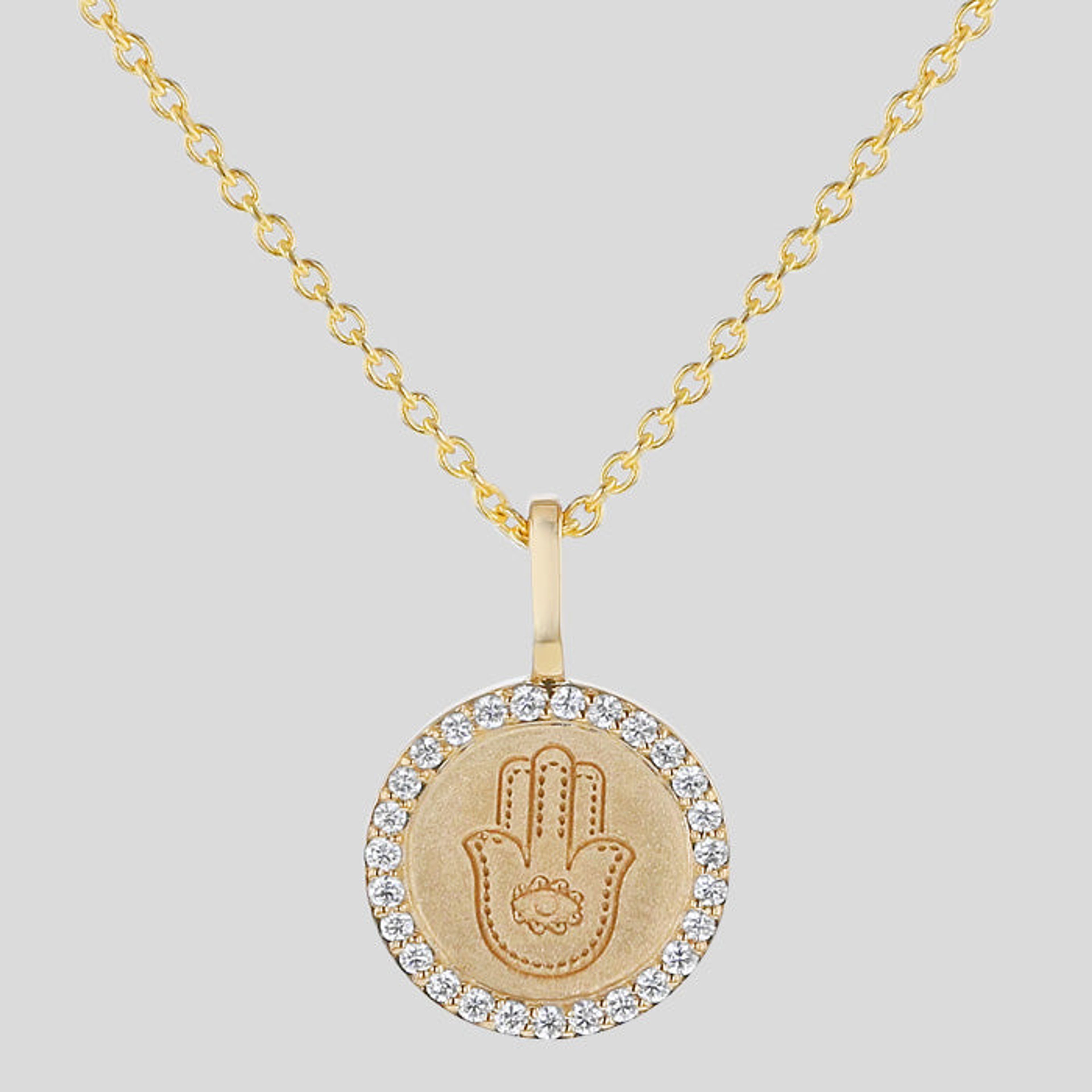 The Hamsa Diamond Medallion
