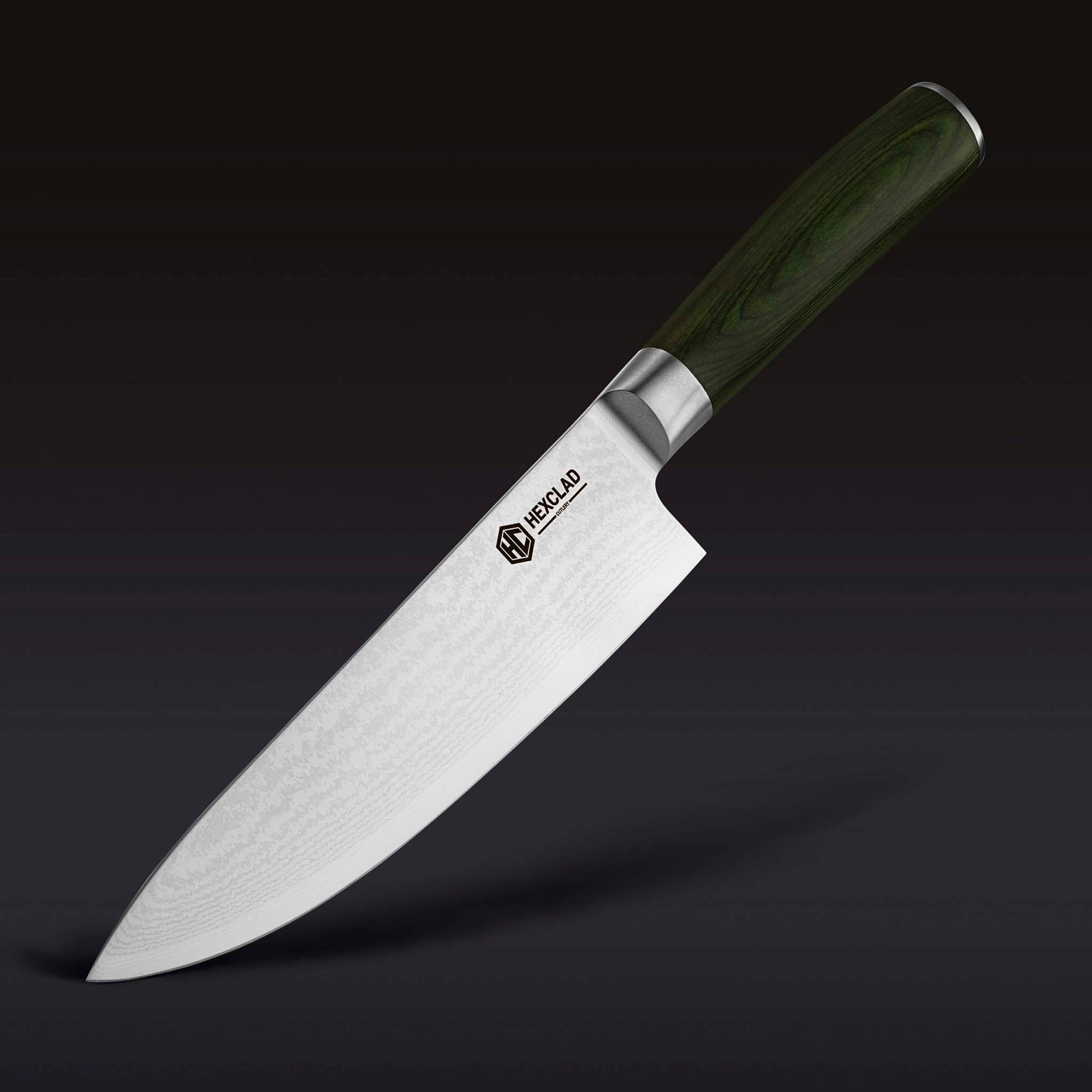 Damascus Steel Chef's Knife, 8"