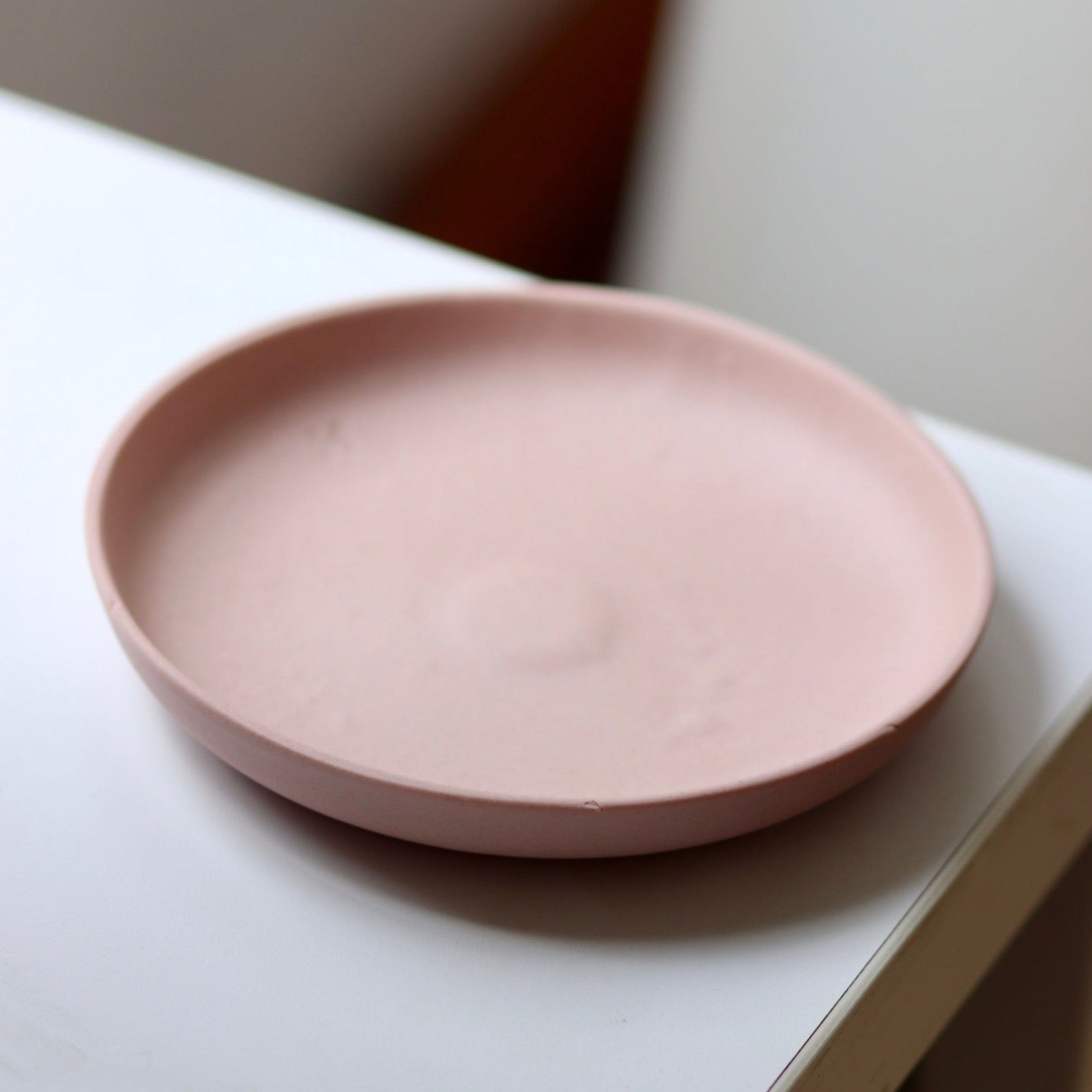 Stoneware Small Plate - Pale Pink