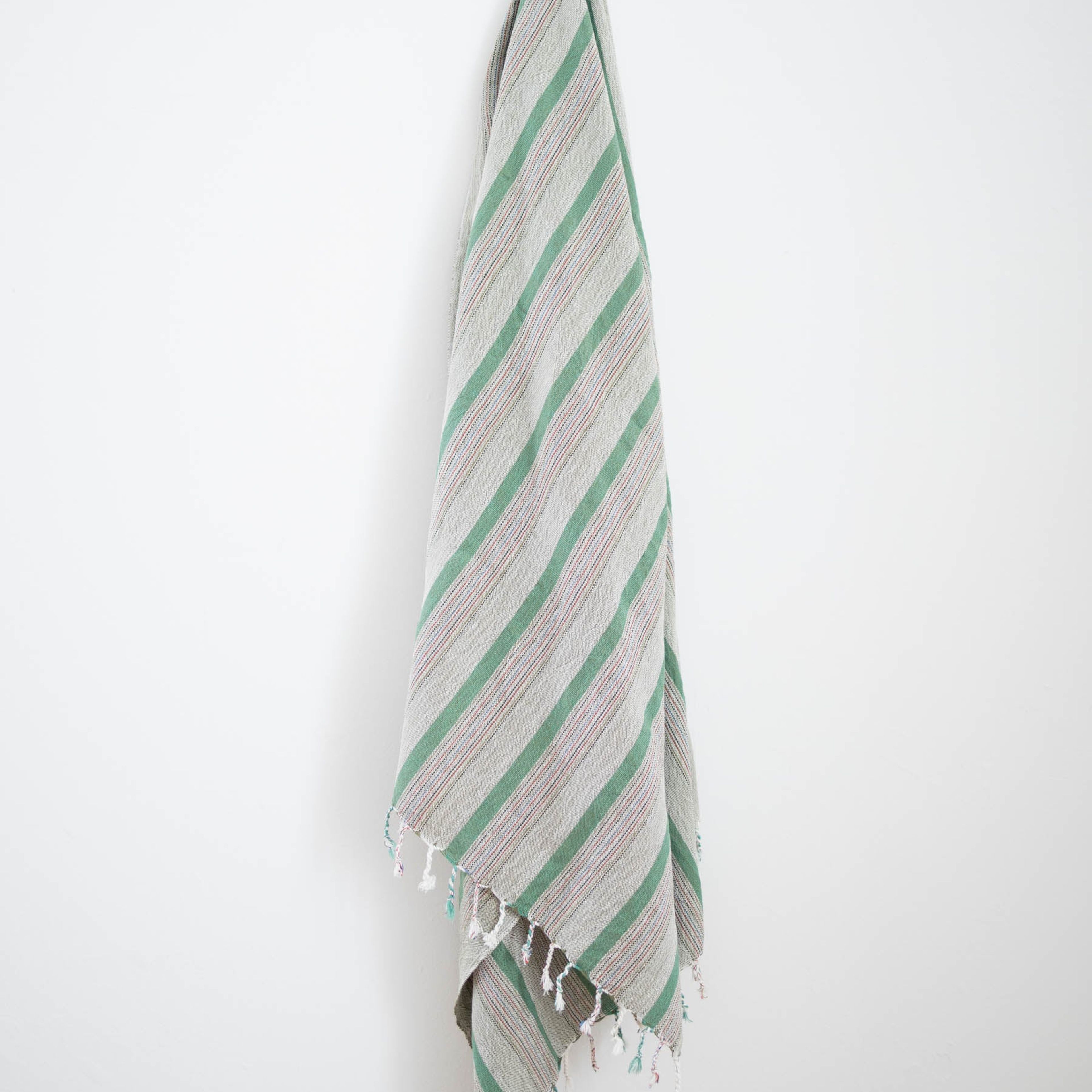 Green Grey Montauk Towel
