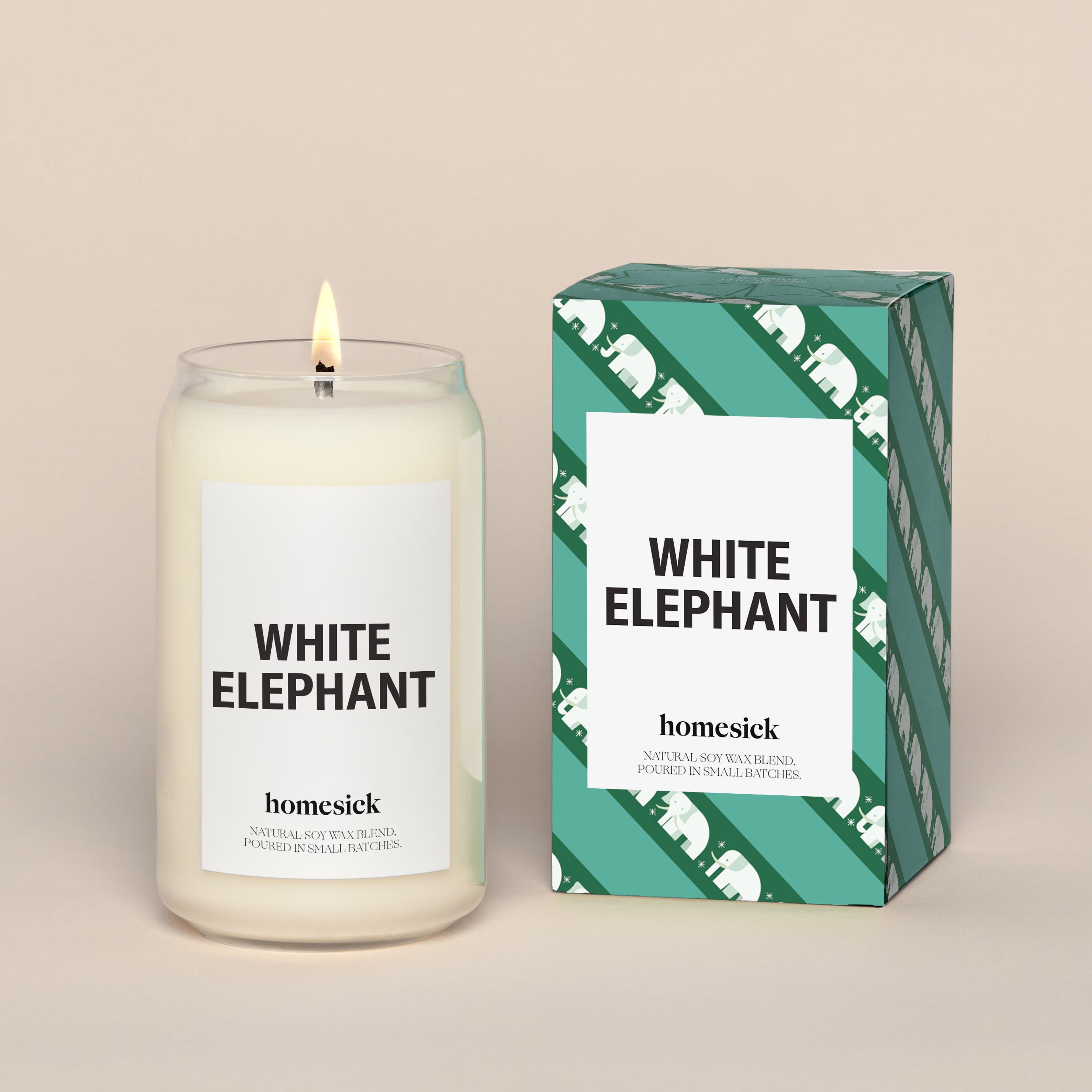 White Elephant Candle