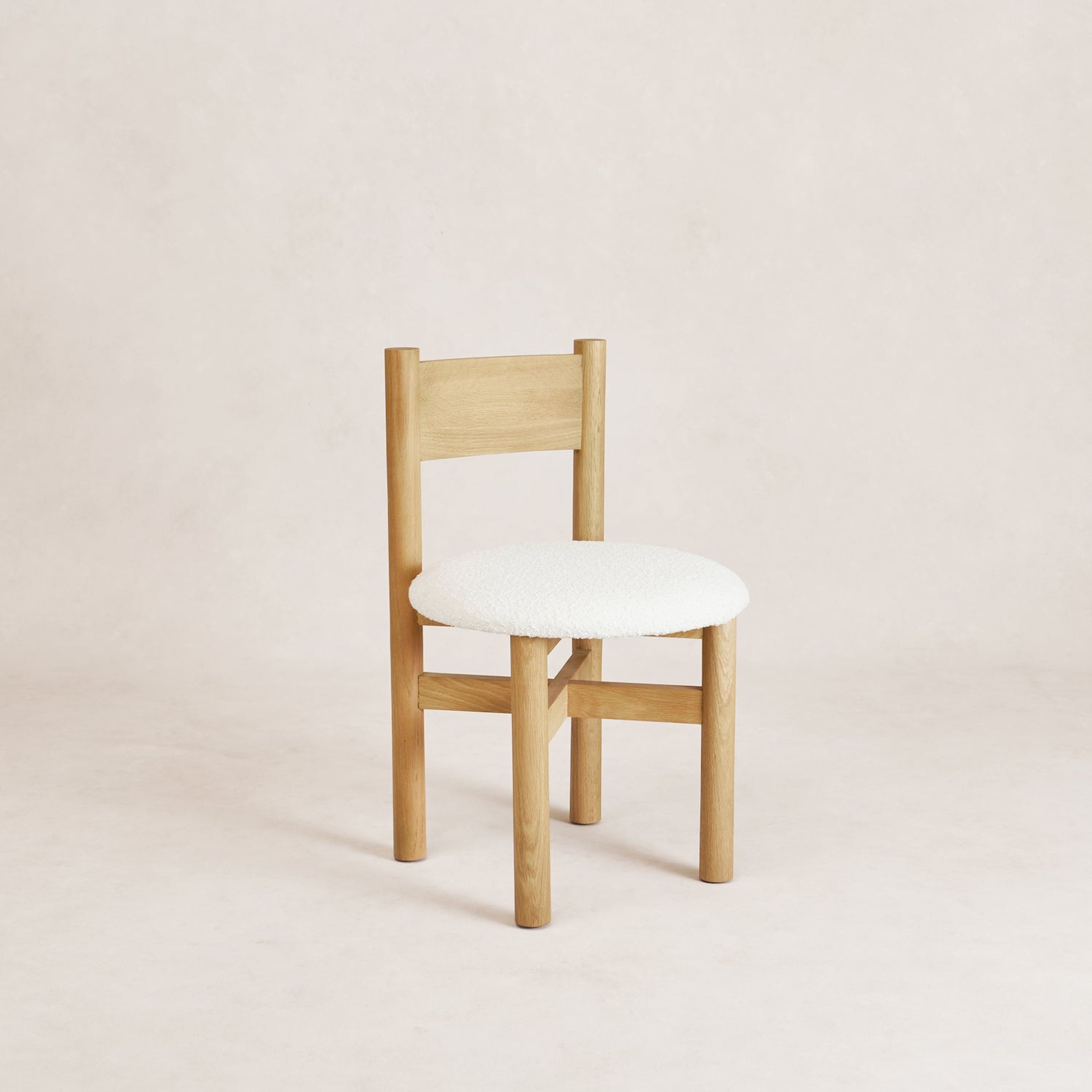 Teddy Dining Chair - White Oak