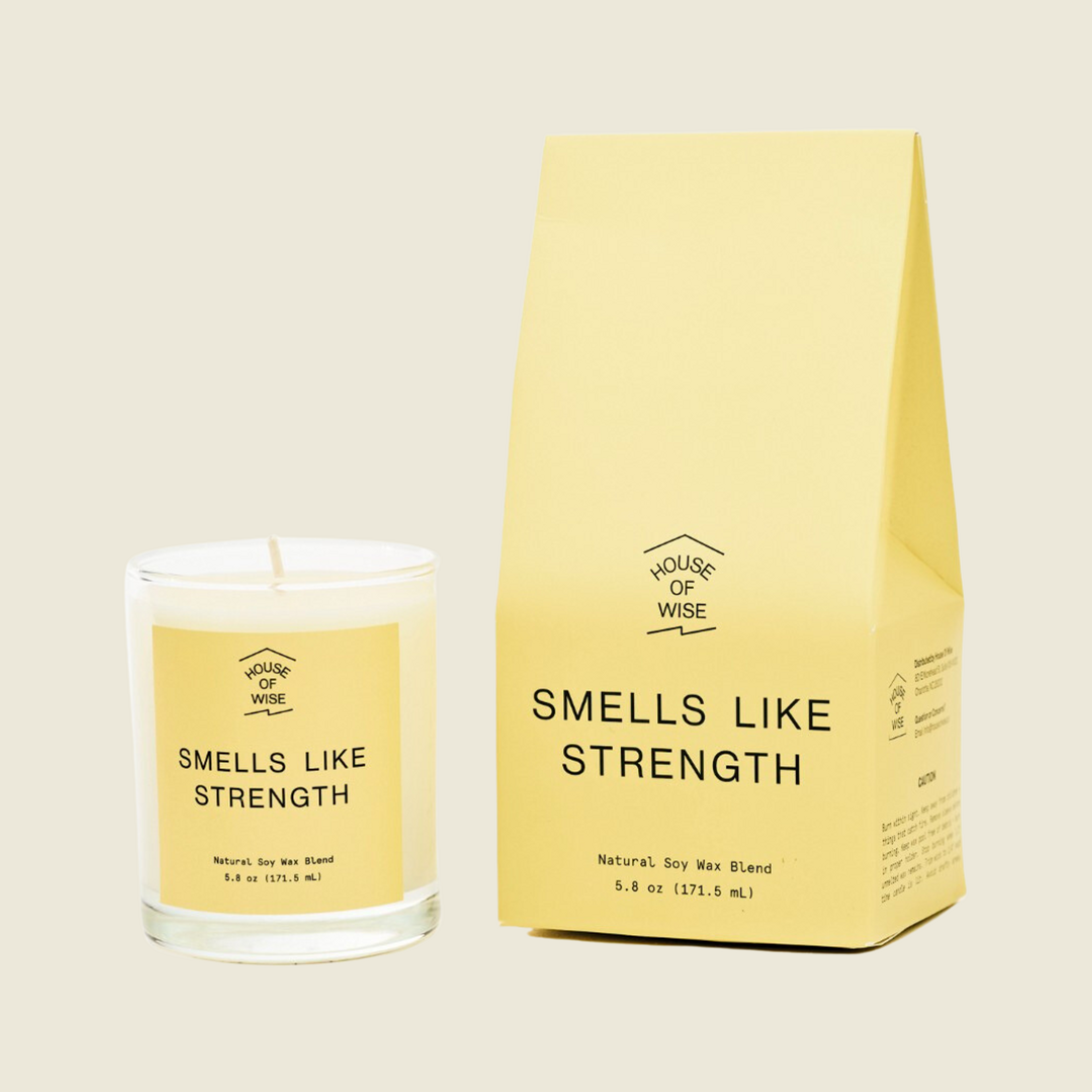 Energy Candles: Smells Like Strength Candle (5.8oz)