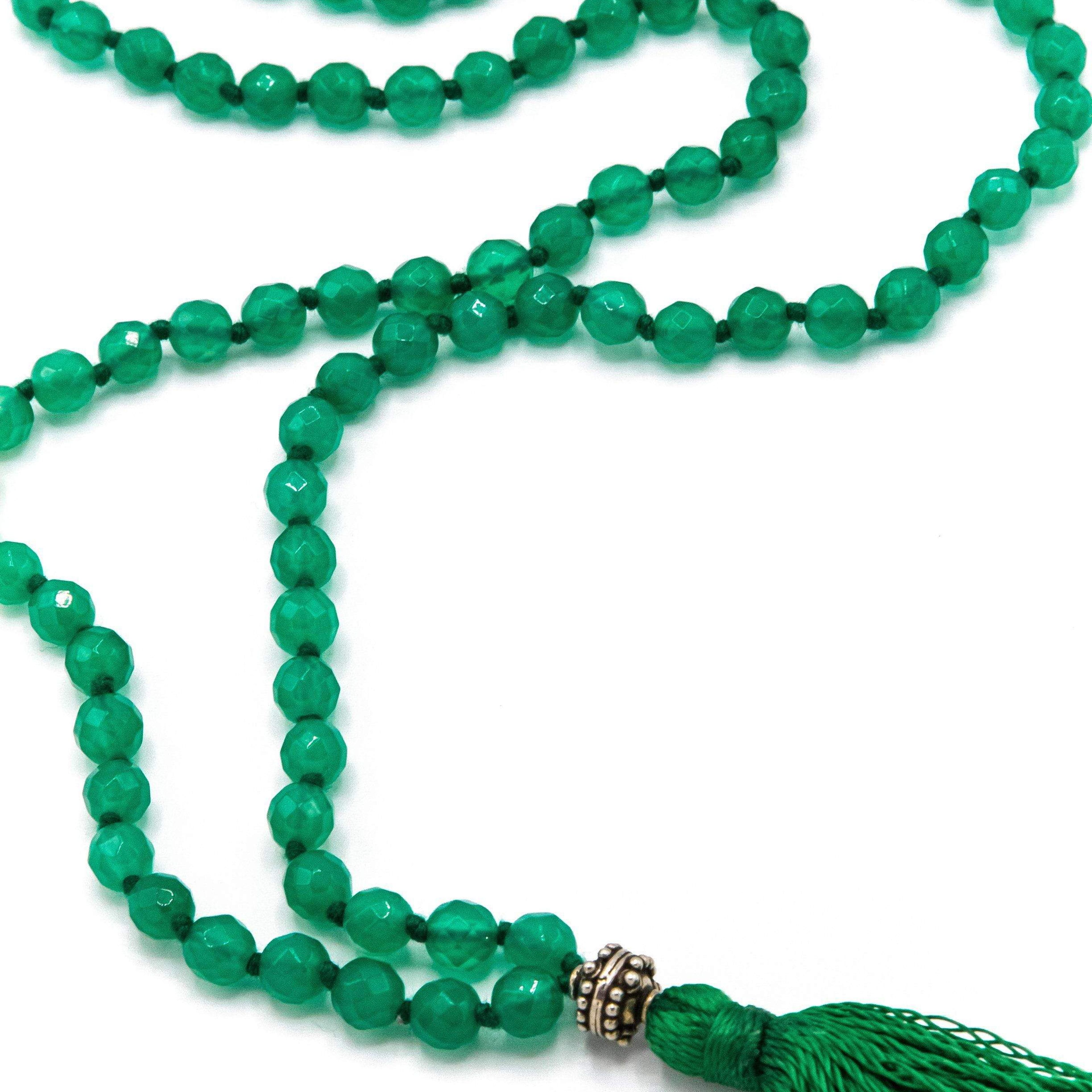 Green Onyx Mala Necklace