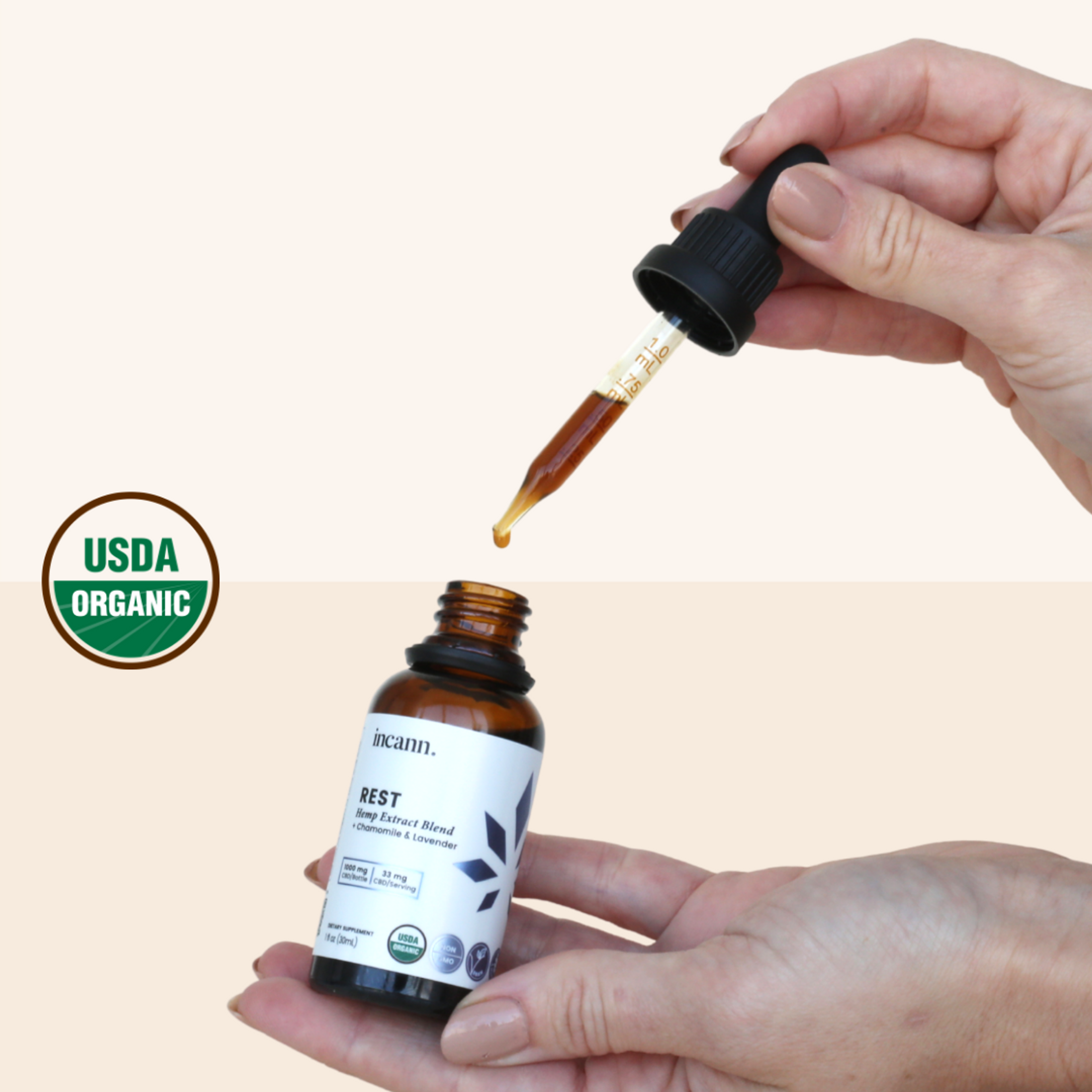 Rest Tincture 1000mg CBD - Whole Plant Extract