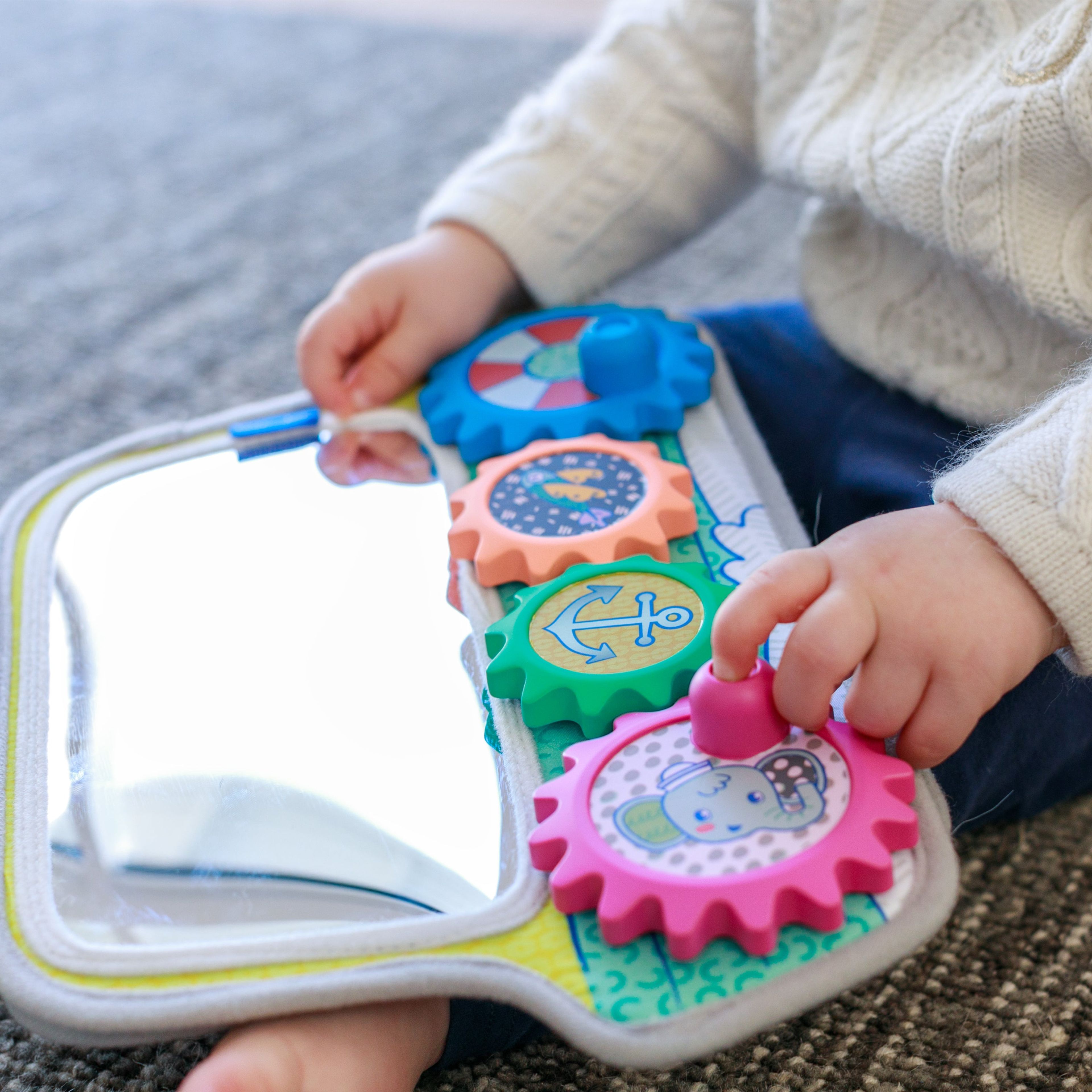 Busy Board Mirror & Sensory Discovery Toy