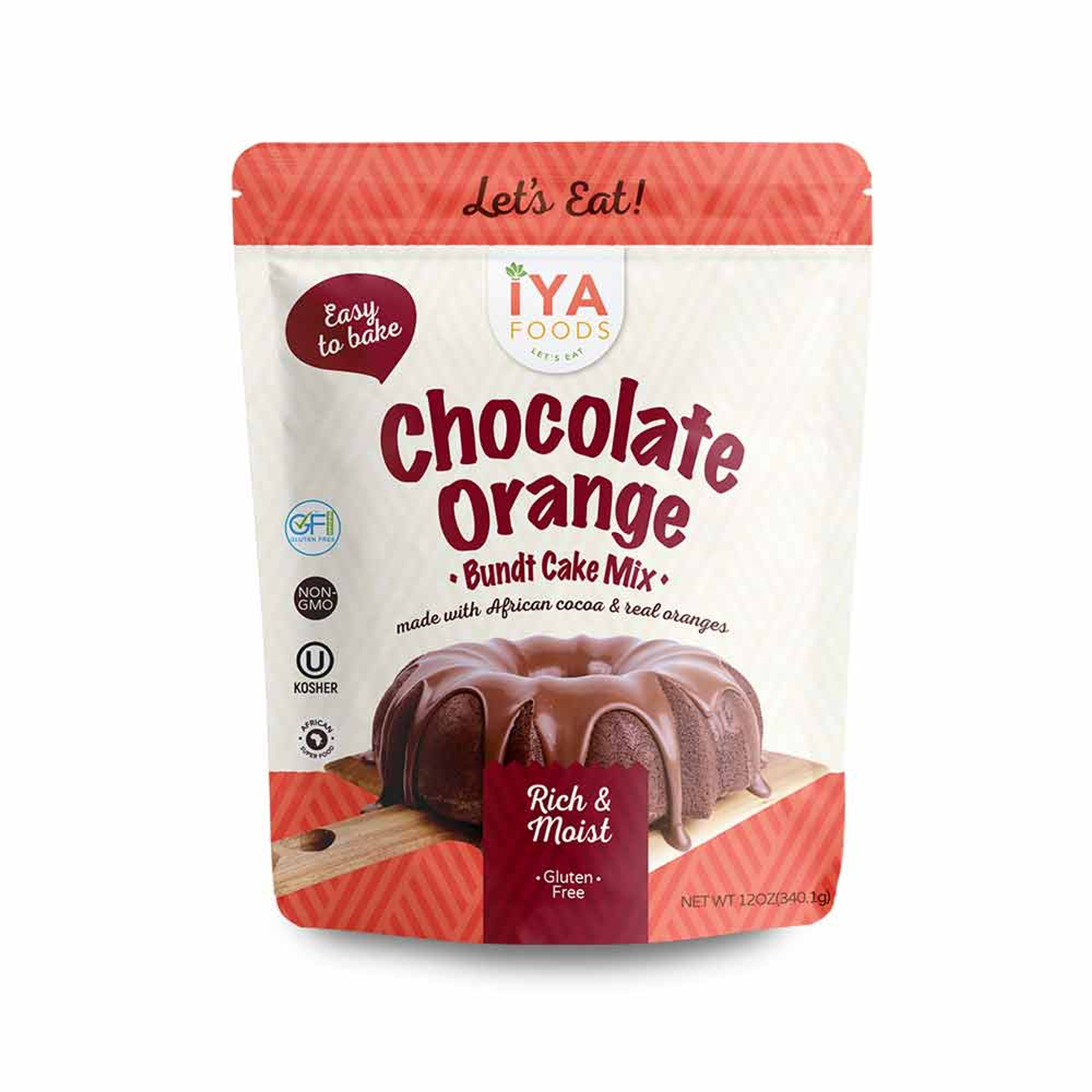 Chocolate Orange Bundt Cake Baking Mix