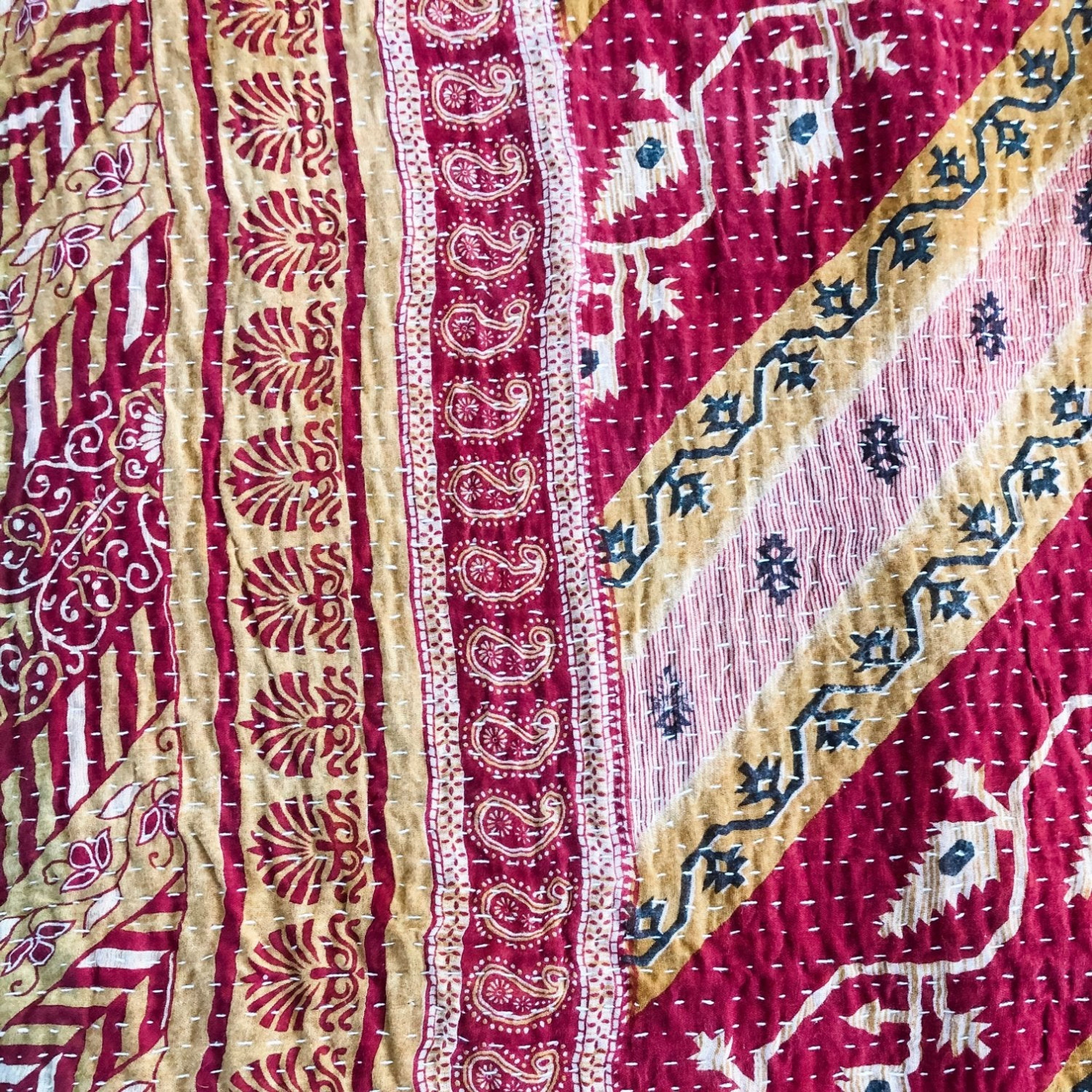 Vintage Sari Quilt IV