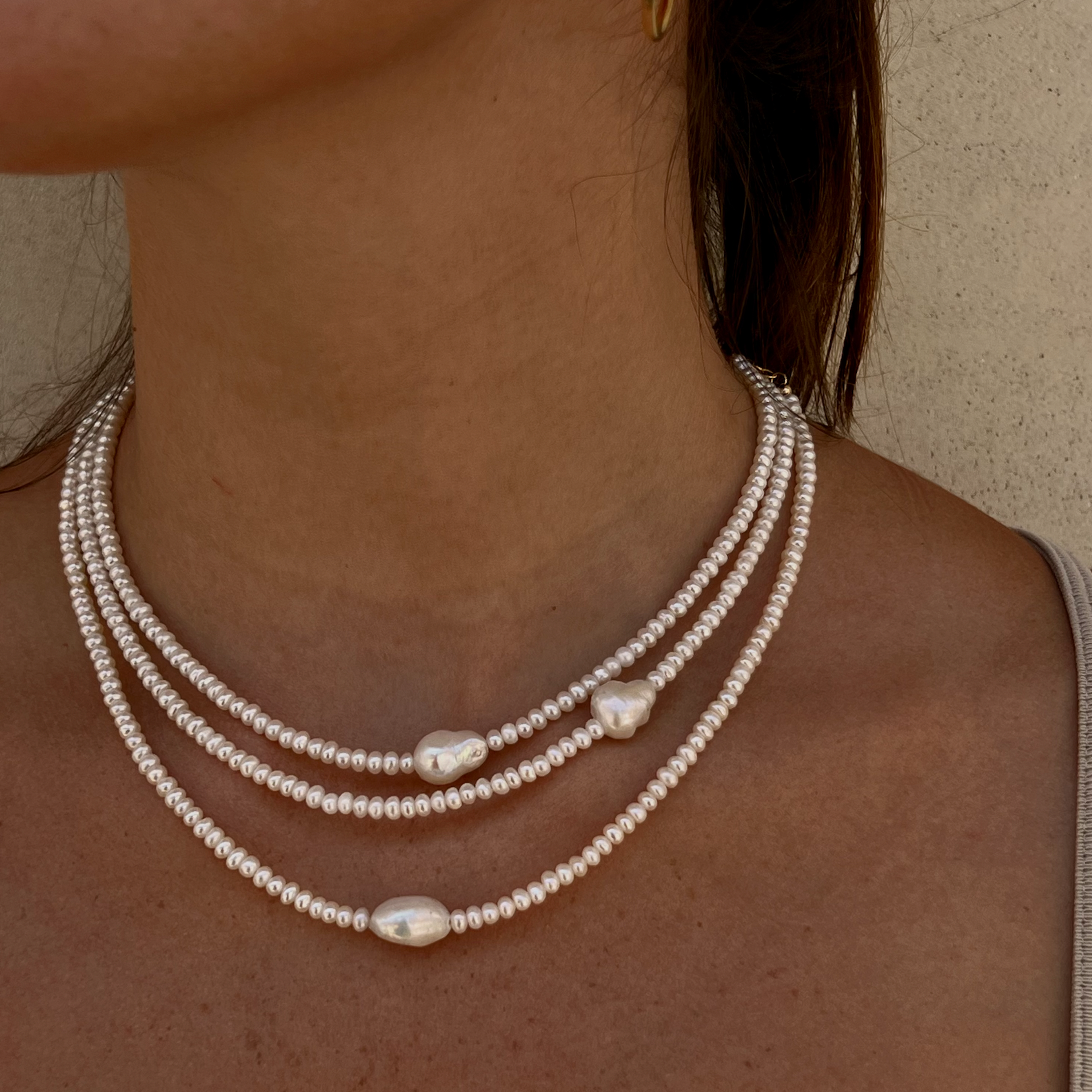 Pearl on Pearl Necklace