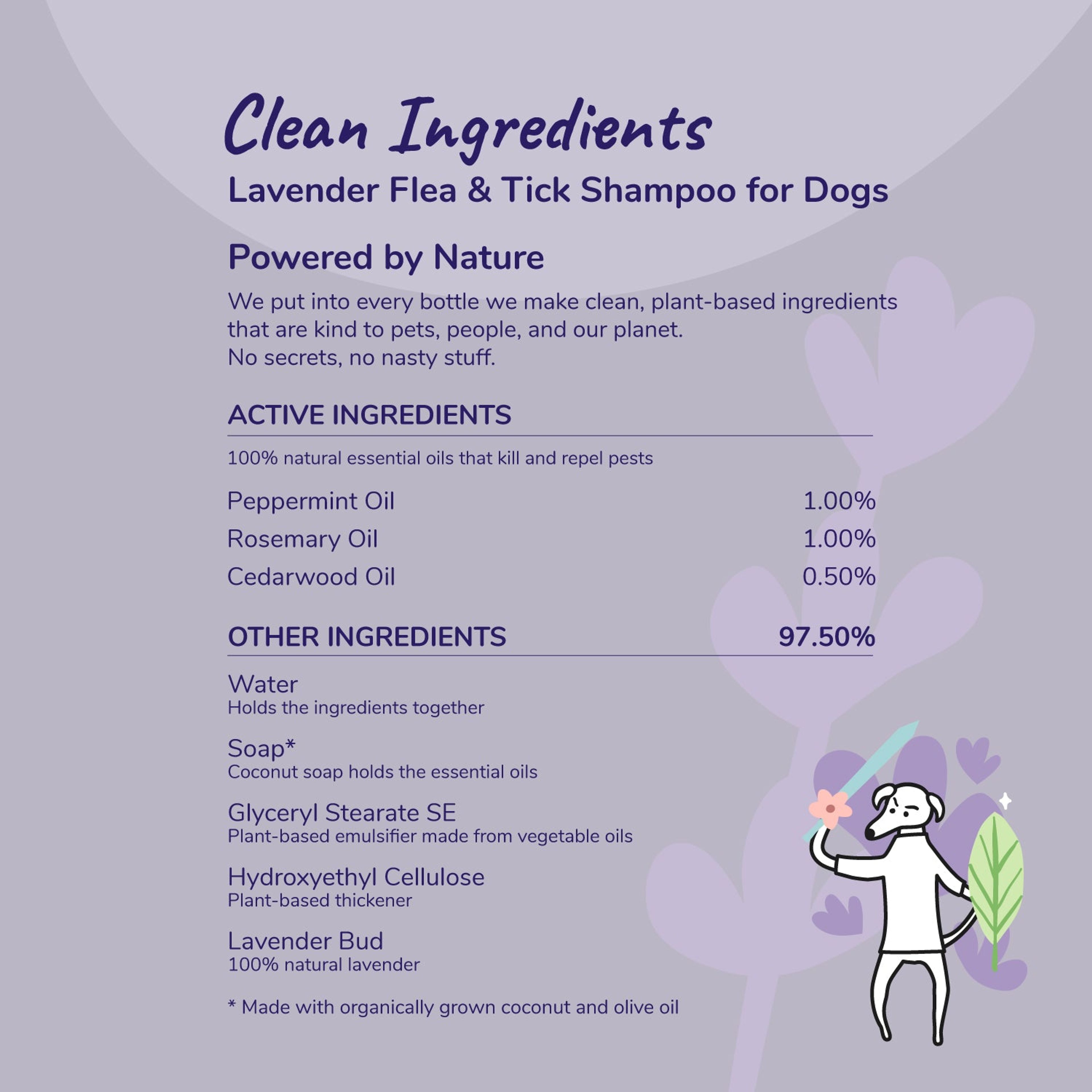Flea+Tick Lavender Shampoo (Dog)