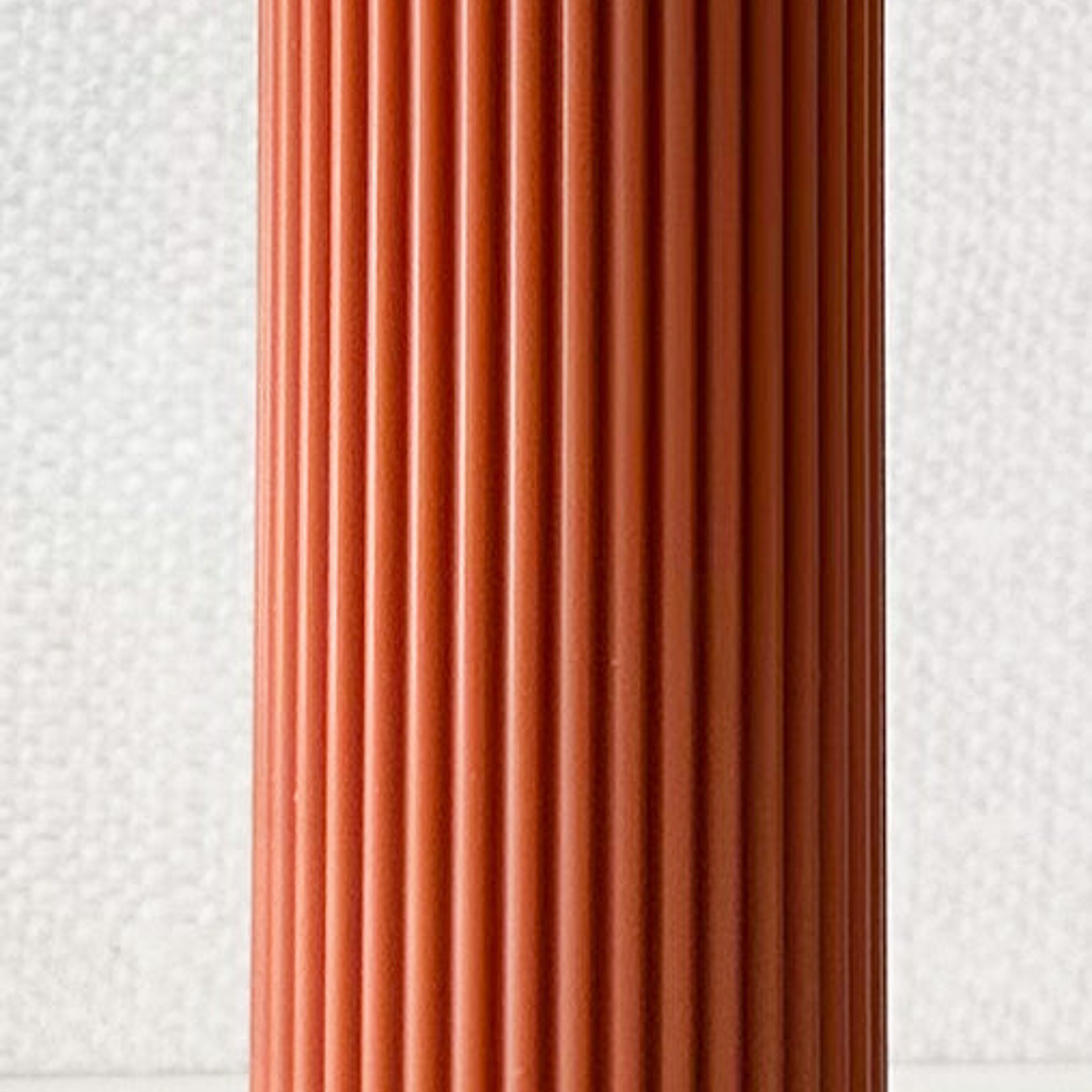 Pleated Candle - Tall Pillar