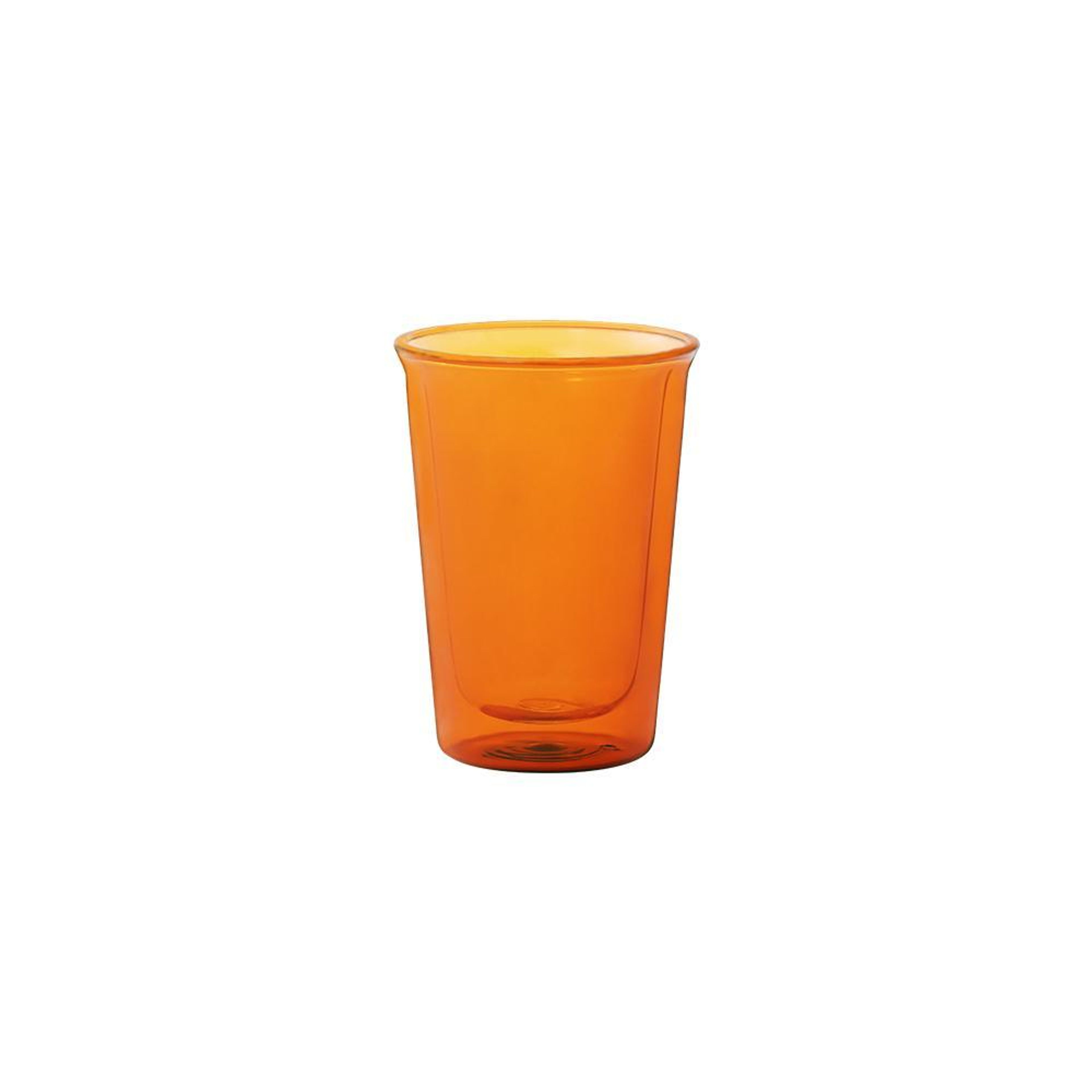 CAST AMBER double wall glass 290ml