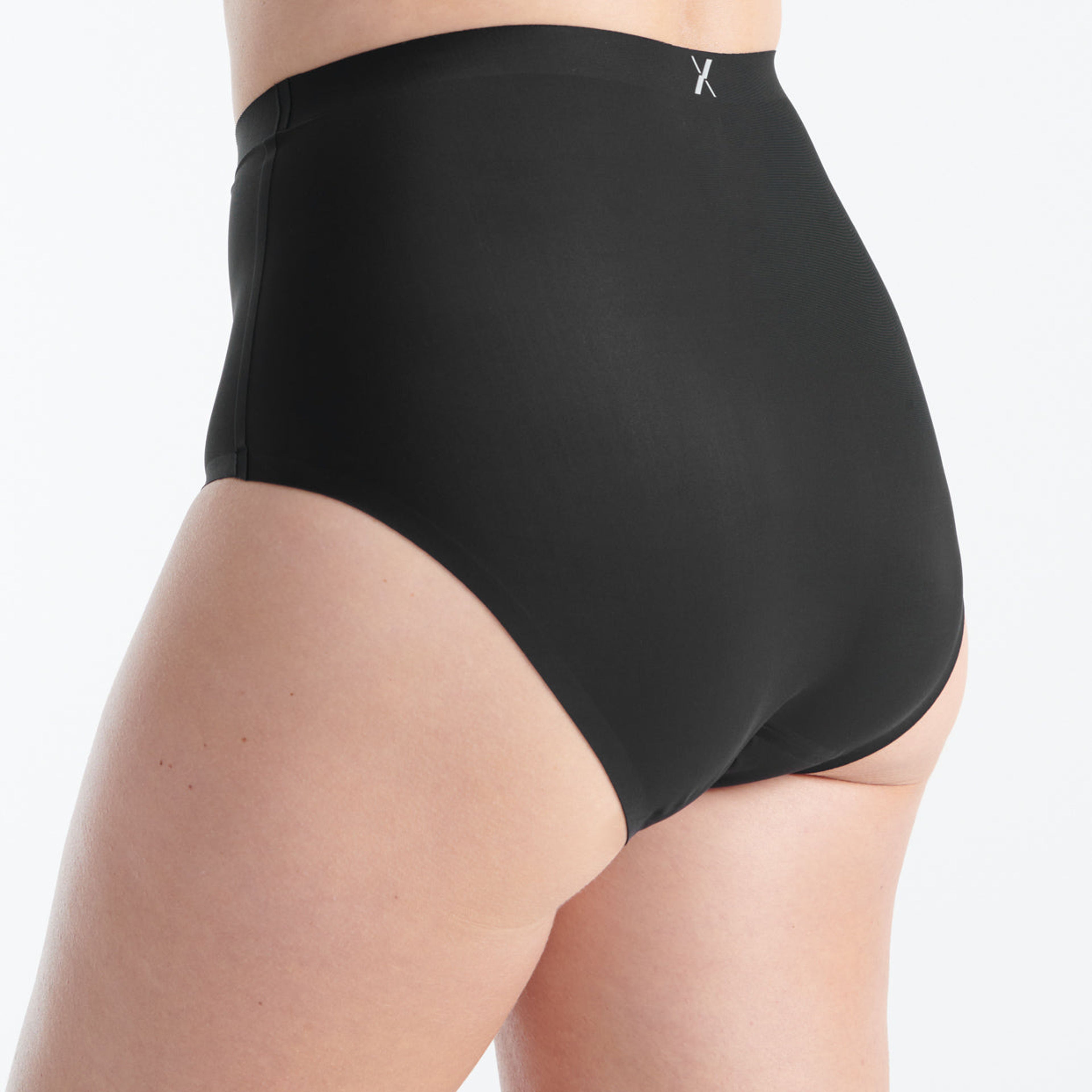 Knix Women's Light Absorbency Leakproof High Rise Thong Size XL Black