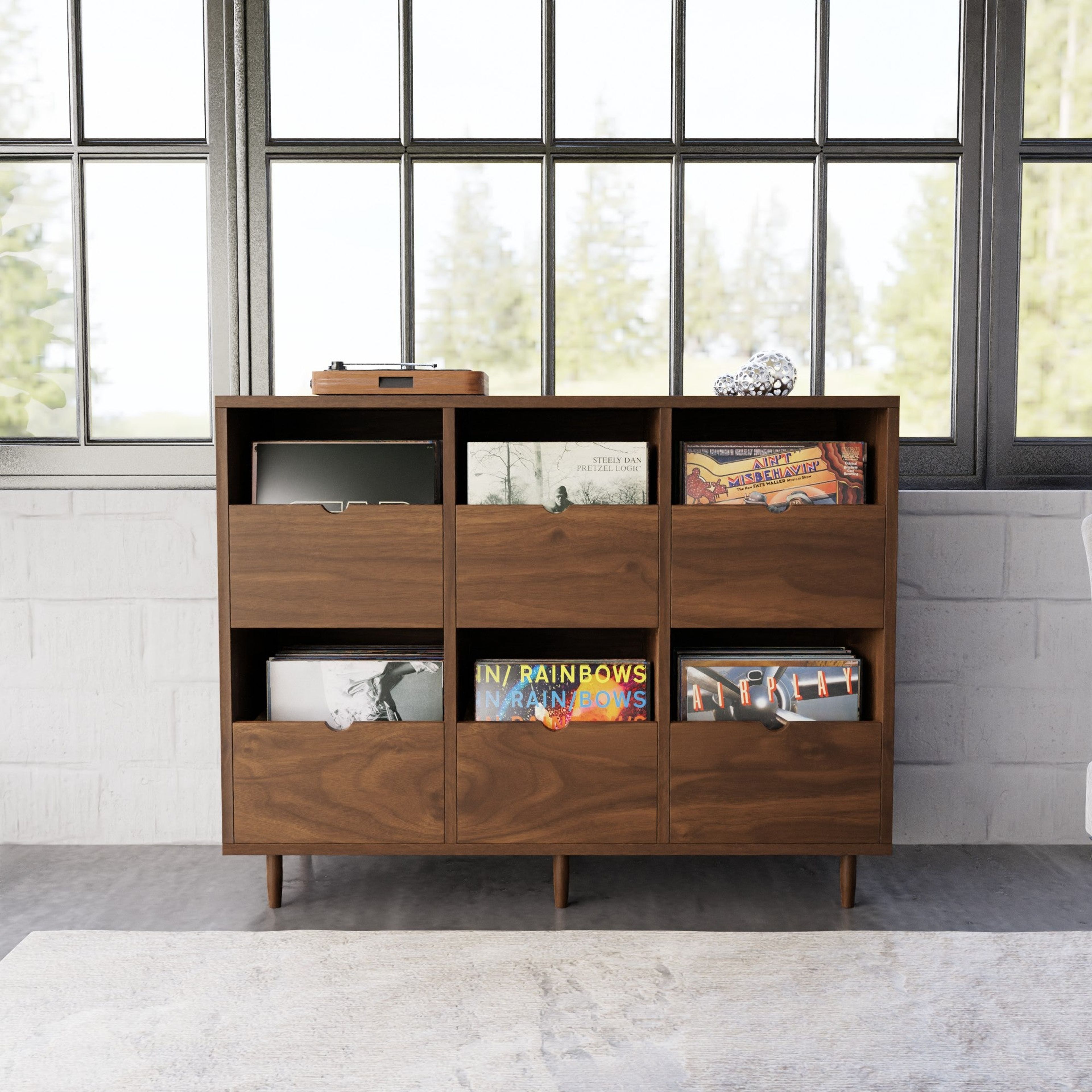 Record Credenza 4, 6 or 8 Drawers