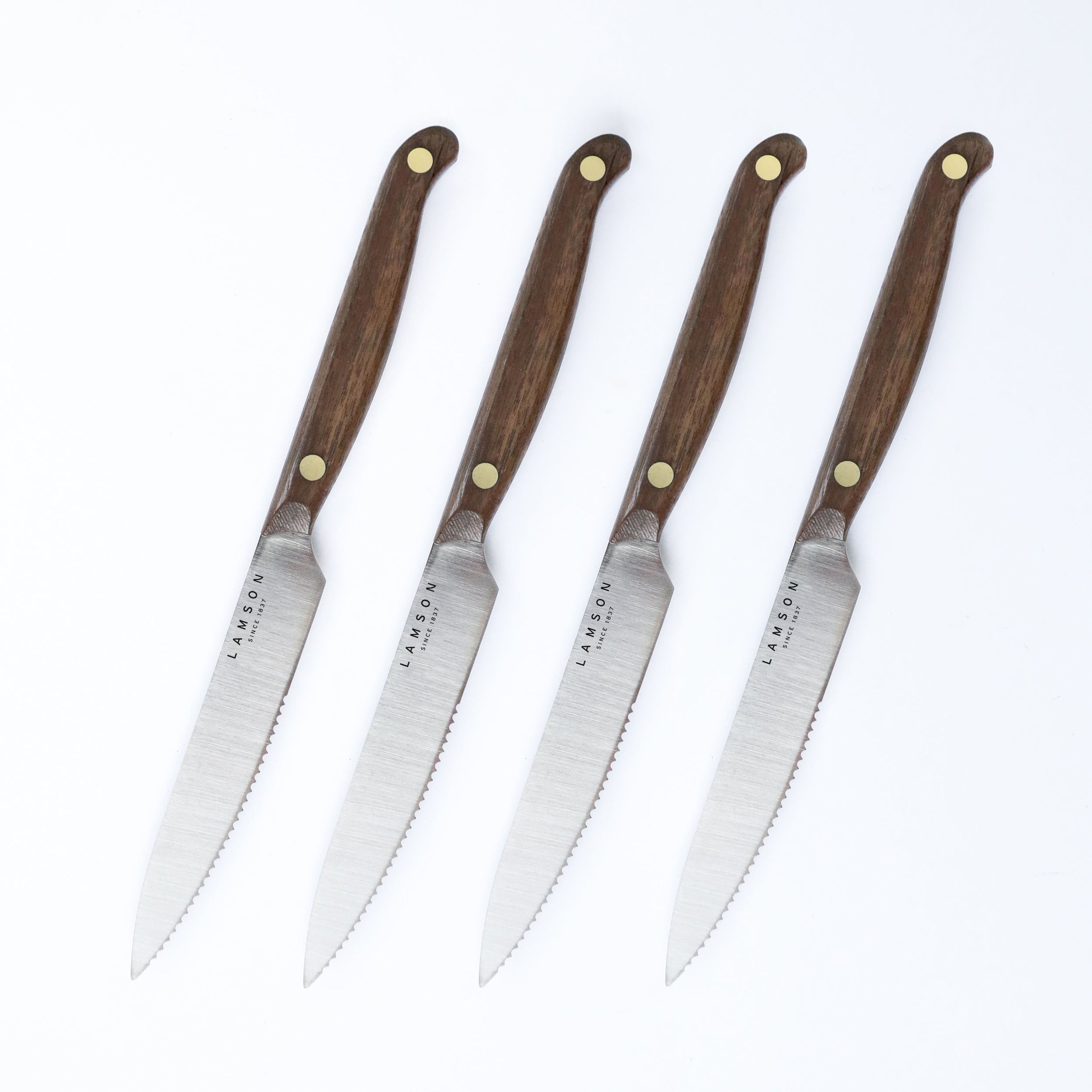 5" Vintage Steak Knives, 4-Piece Sets, Fine-Edge or Serrated