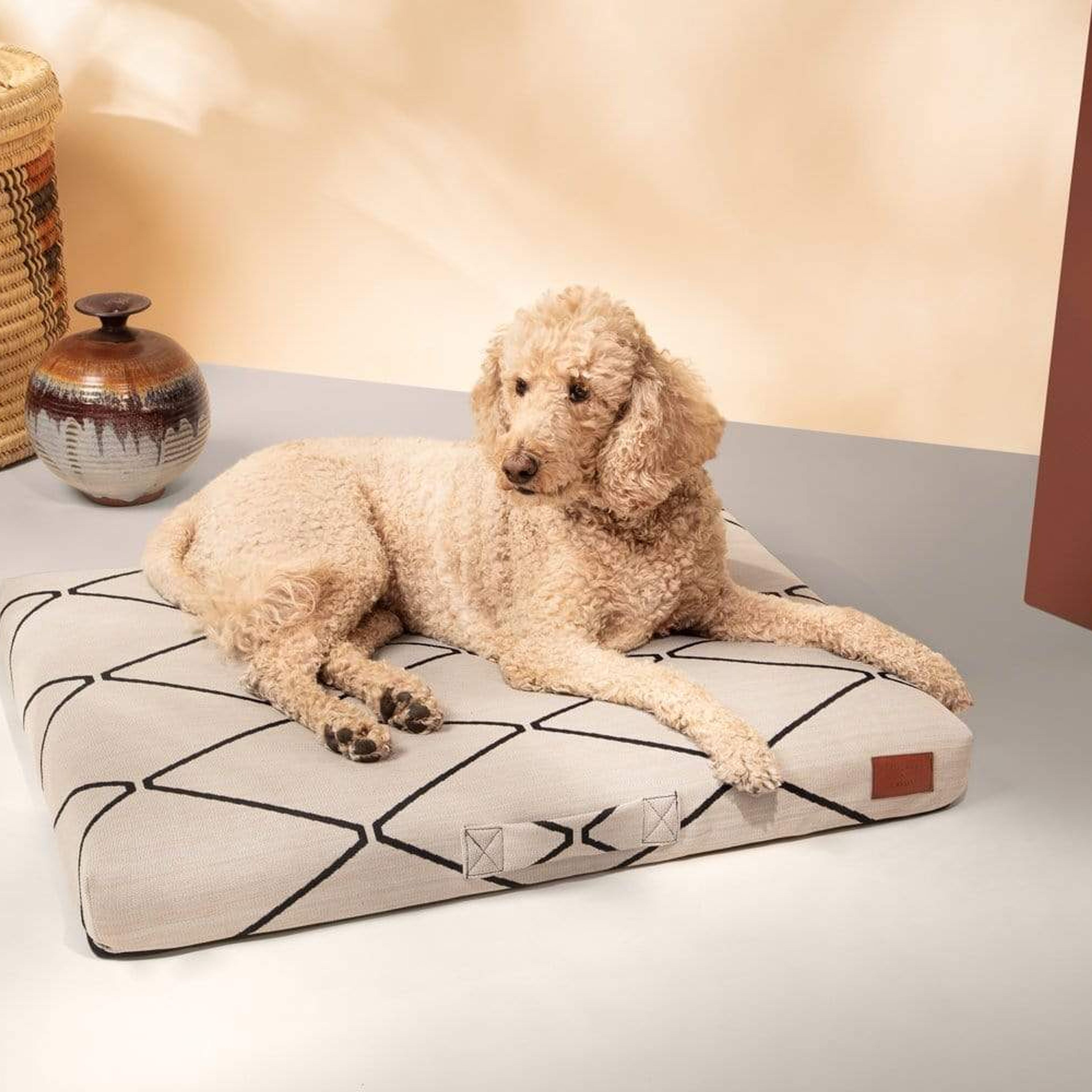 Ecru Diamond | Altuzarra Dog Bed or Bed Cover