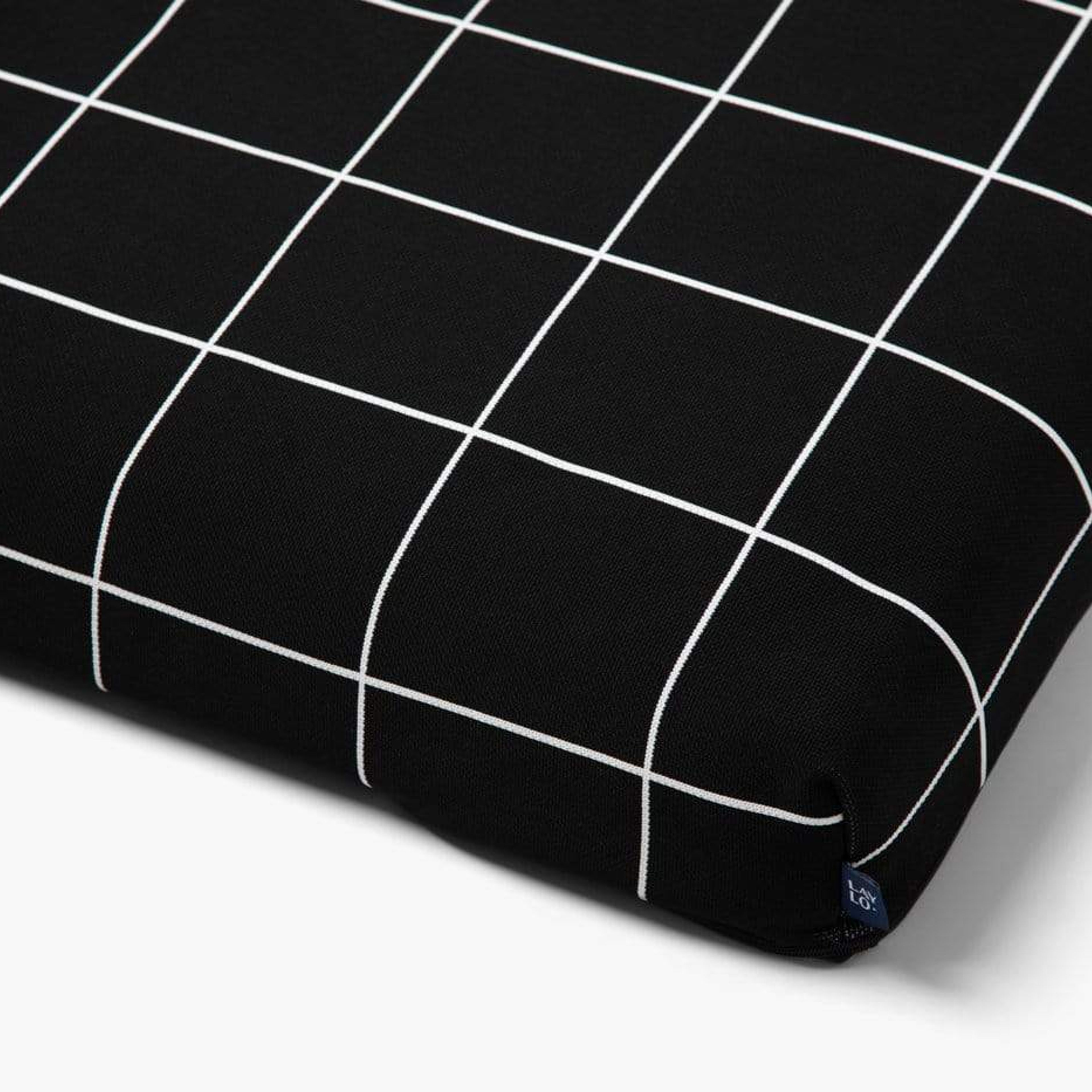Black Grid | Dog Bed or Bed Cover